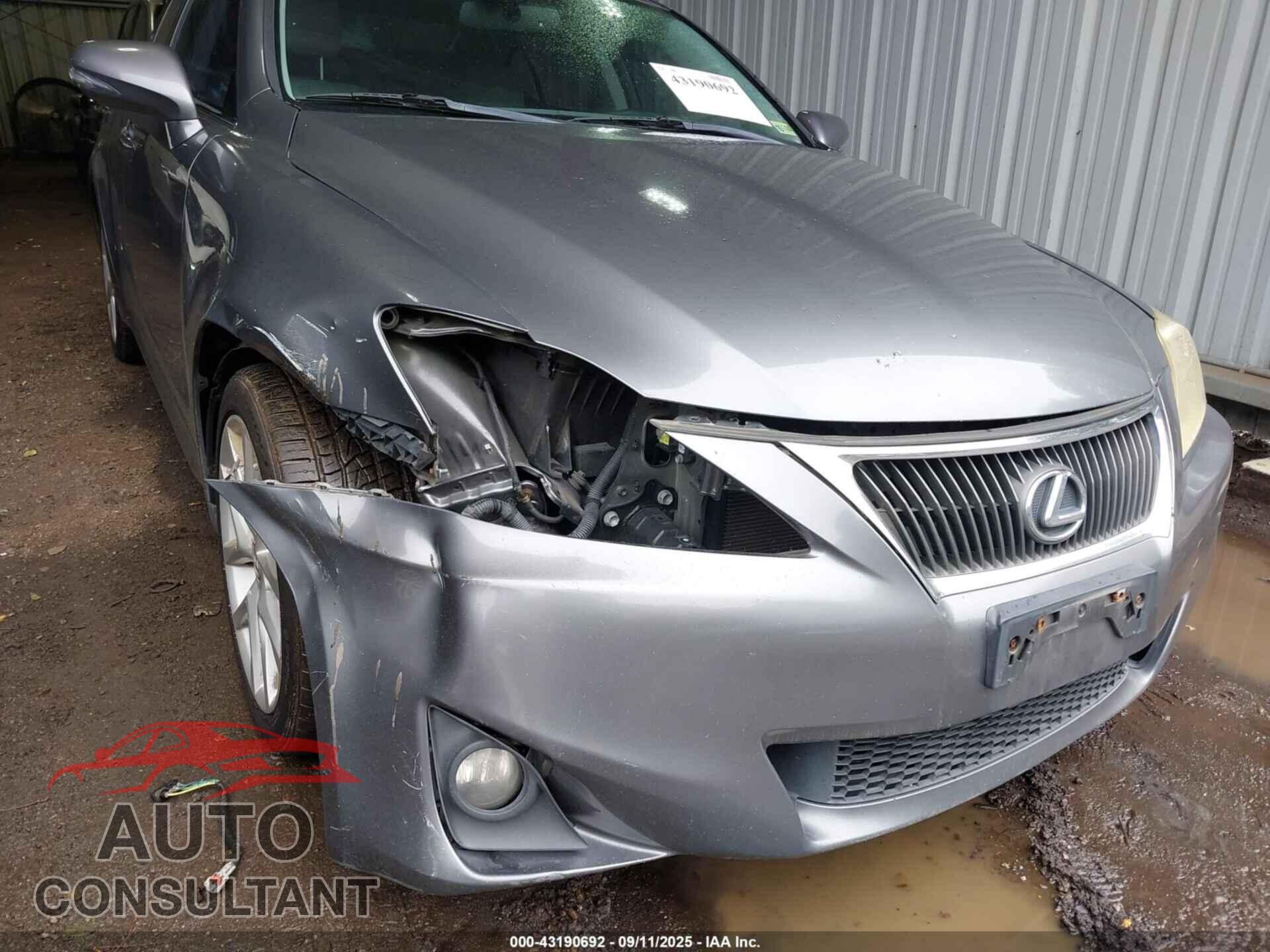 LEXUS IS 250 2012 - JTHCF5C26C5060683