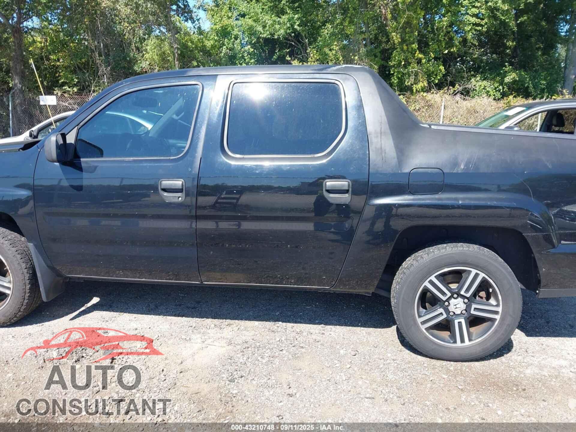 HONDA RIDGELINE 2013 - 5FPYK1F73DB007952