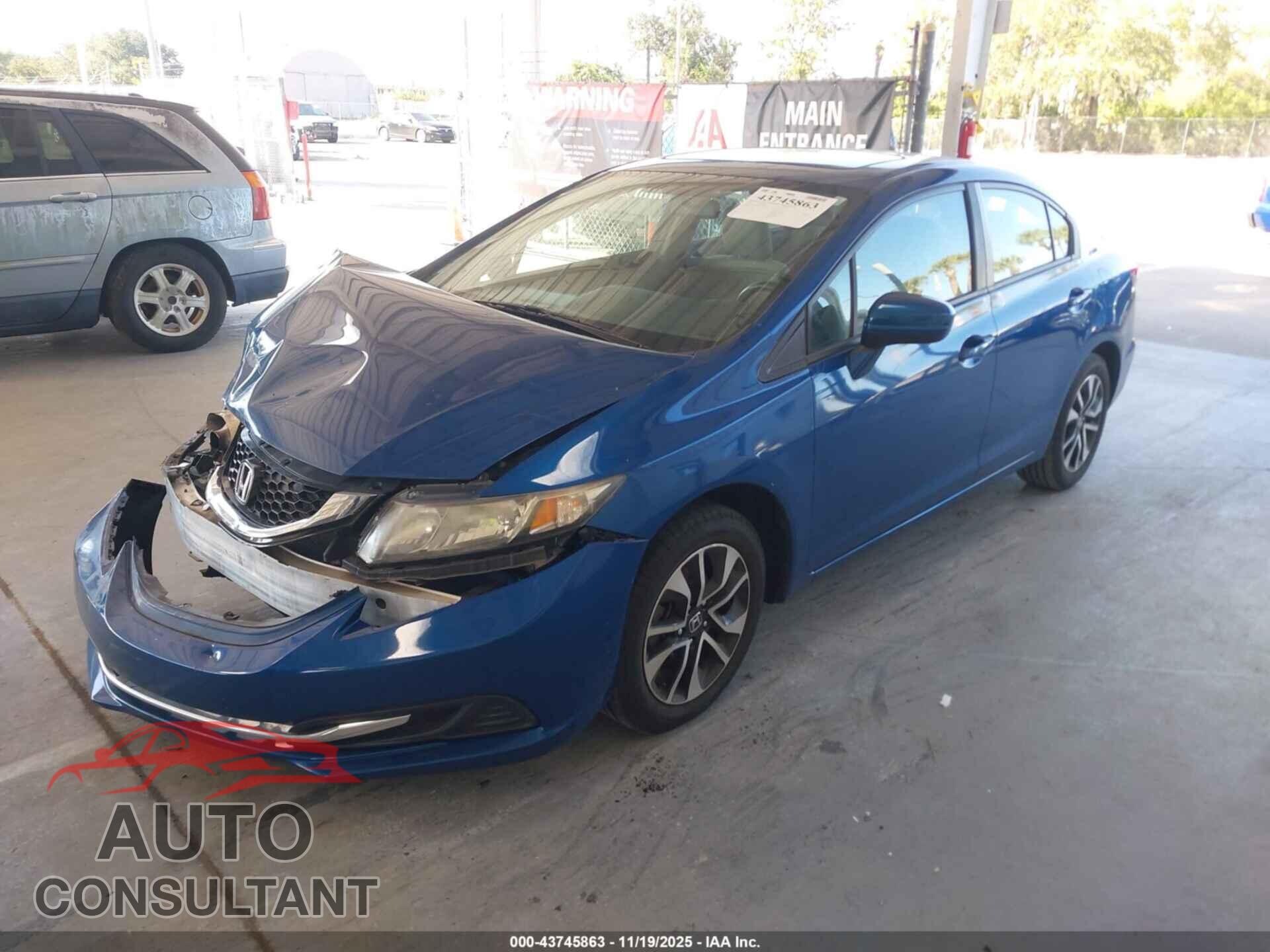 HONDA CIVIC 2014 - 2HGFB2F86EH554404