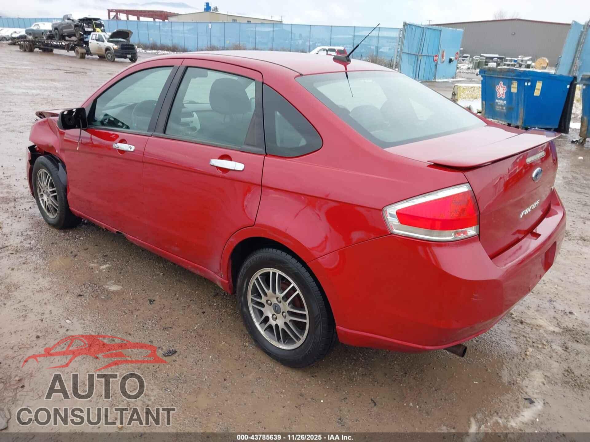 FORD FOCUS 2011 - 1FAHP3FN5BW155829