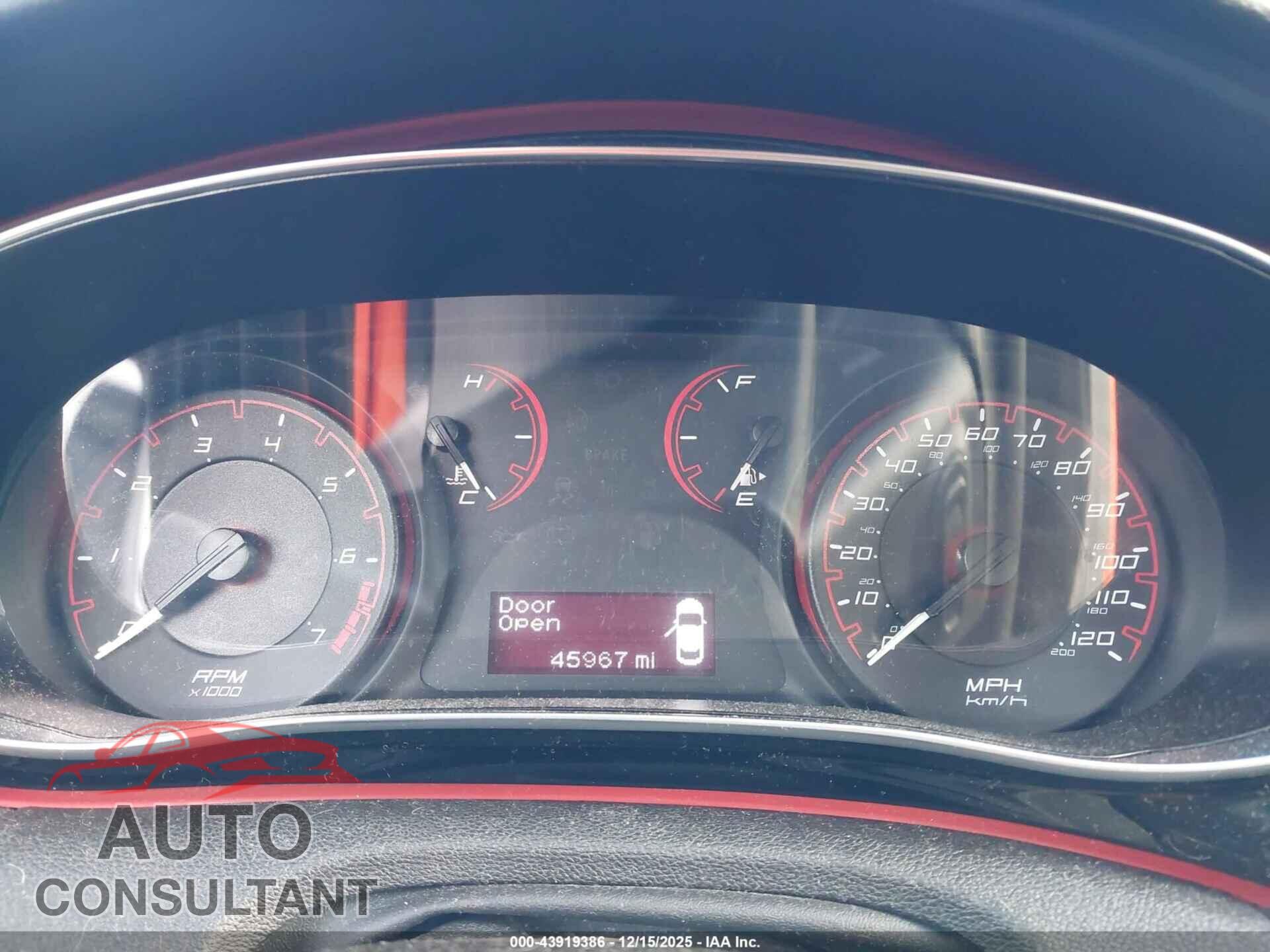 DODGE DART 2015 - 1C3CDFAA8FD390265