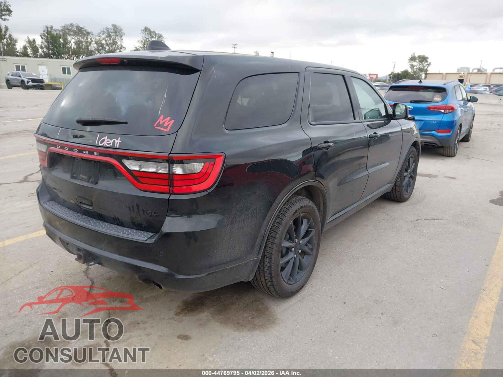 DODGE DURANGO 2017 - 1C4SDHCT4HC936618