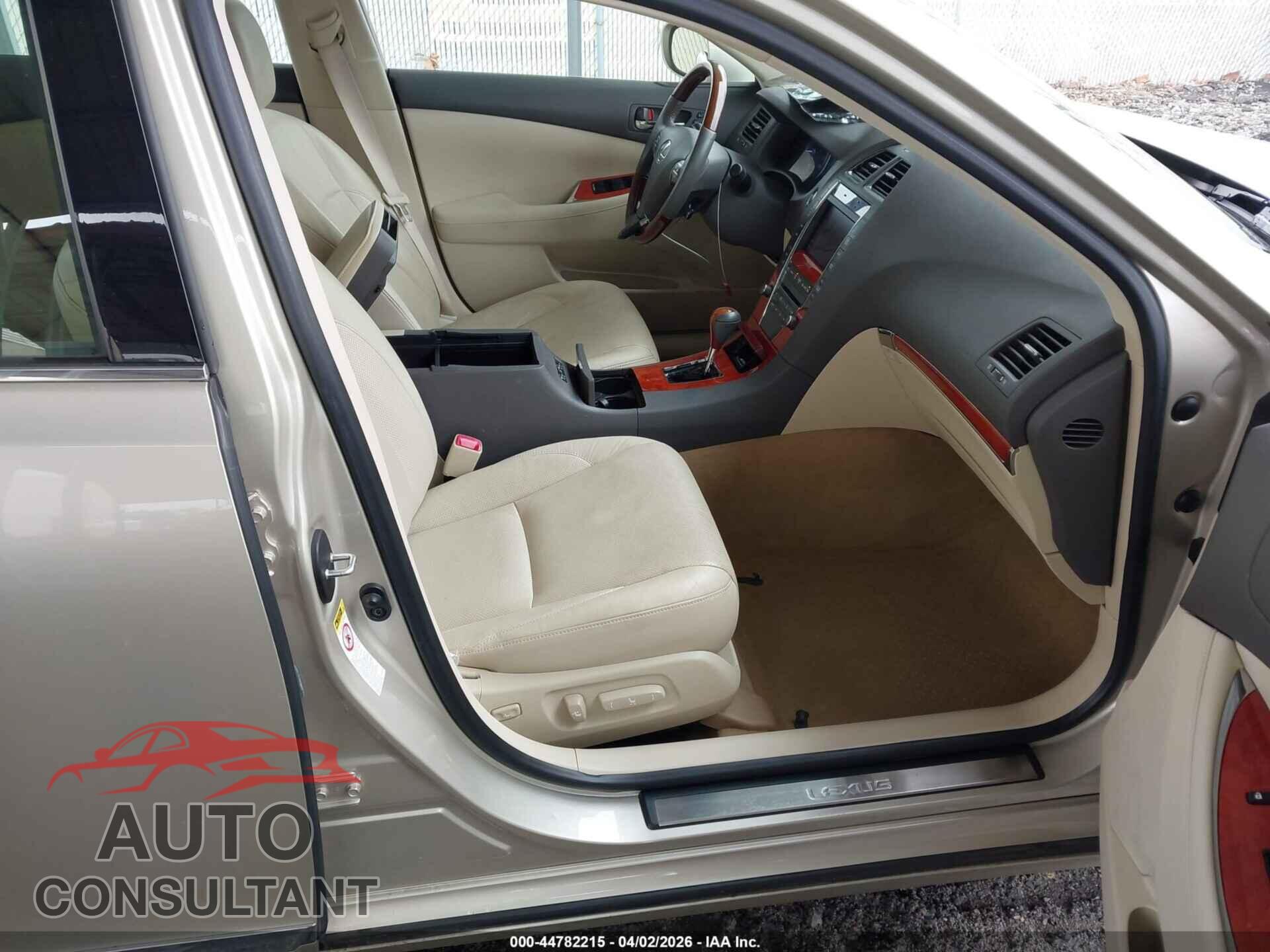 LEXUS ES 350 2010 - JTHBK1EG2A2408647