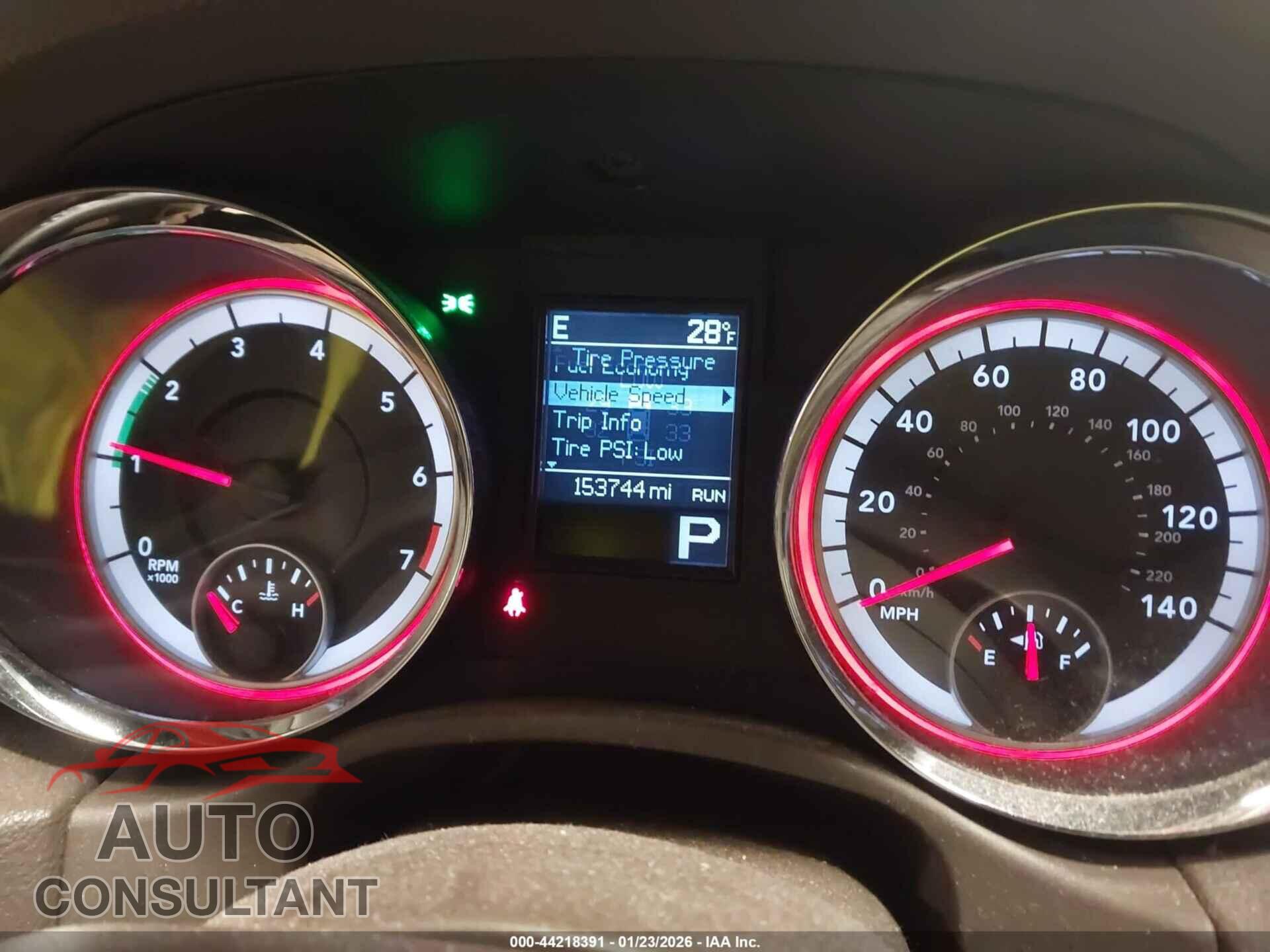 DODGE DURANGO 2012 - 1C4RDJDG5CC112630