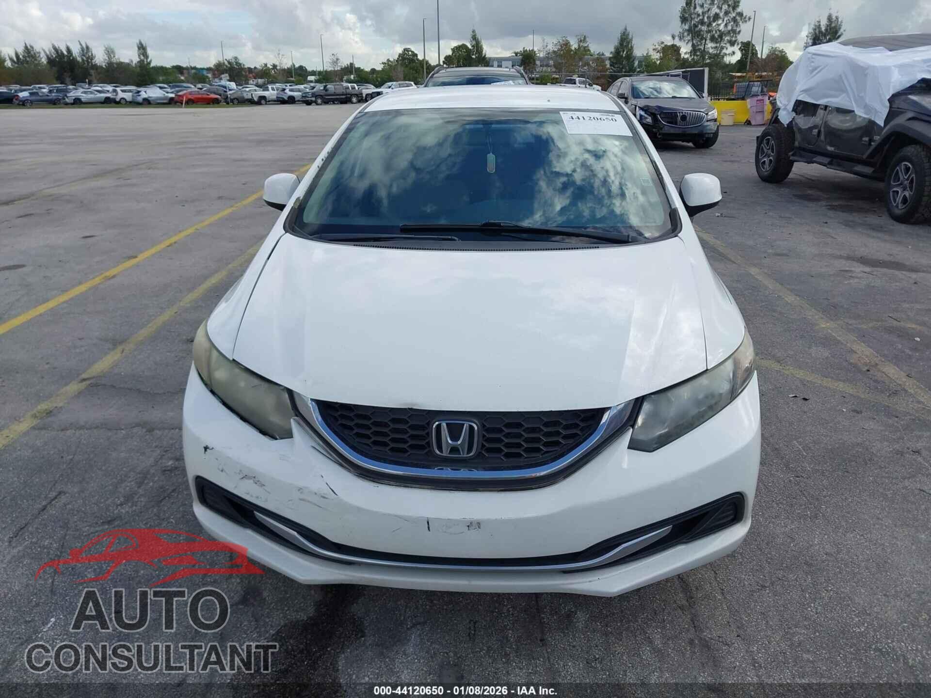 HONDA CIVIC 2013 - 19XFB2F54DE090317