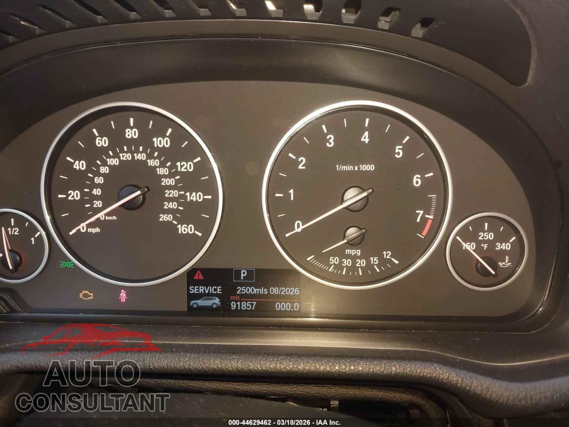 BMW X3 2014 - 5UXWX9C54E0D14647