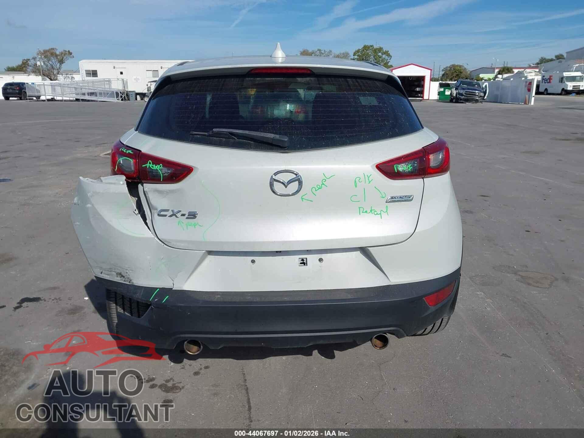 MAZDA CX-3 2017 - JM1DKDC75H0149723