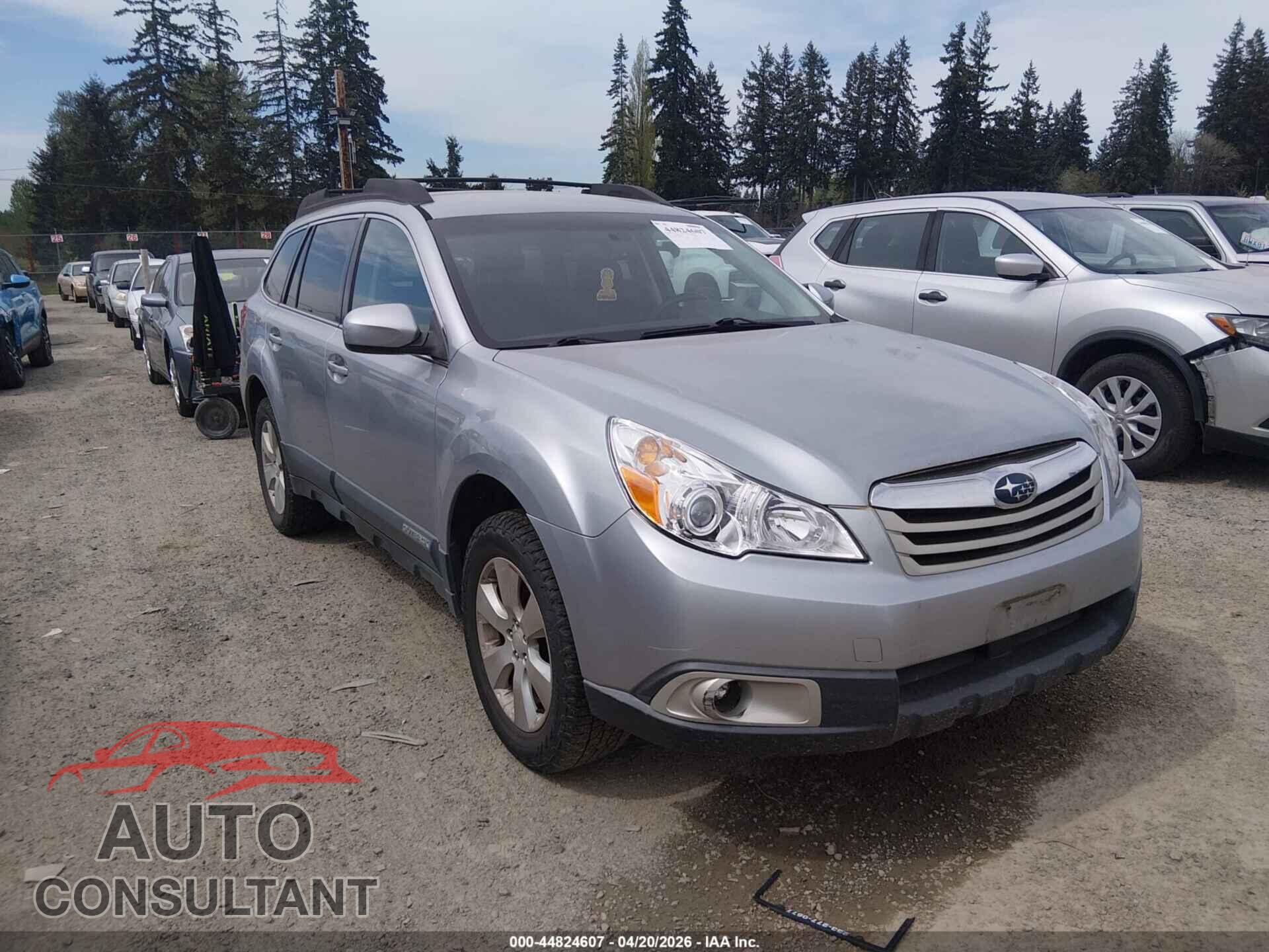 SUBARU OUTBACK 2012 - 4S4BRBCC8C3204494