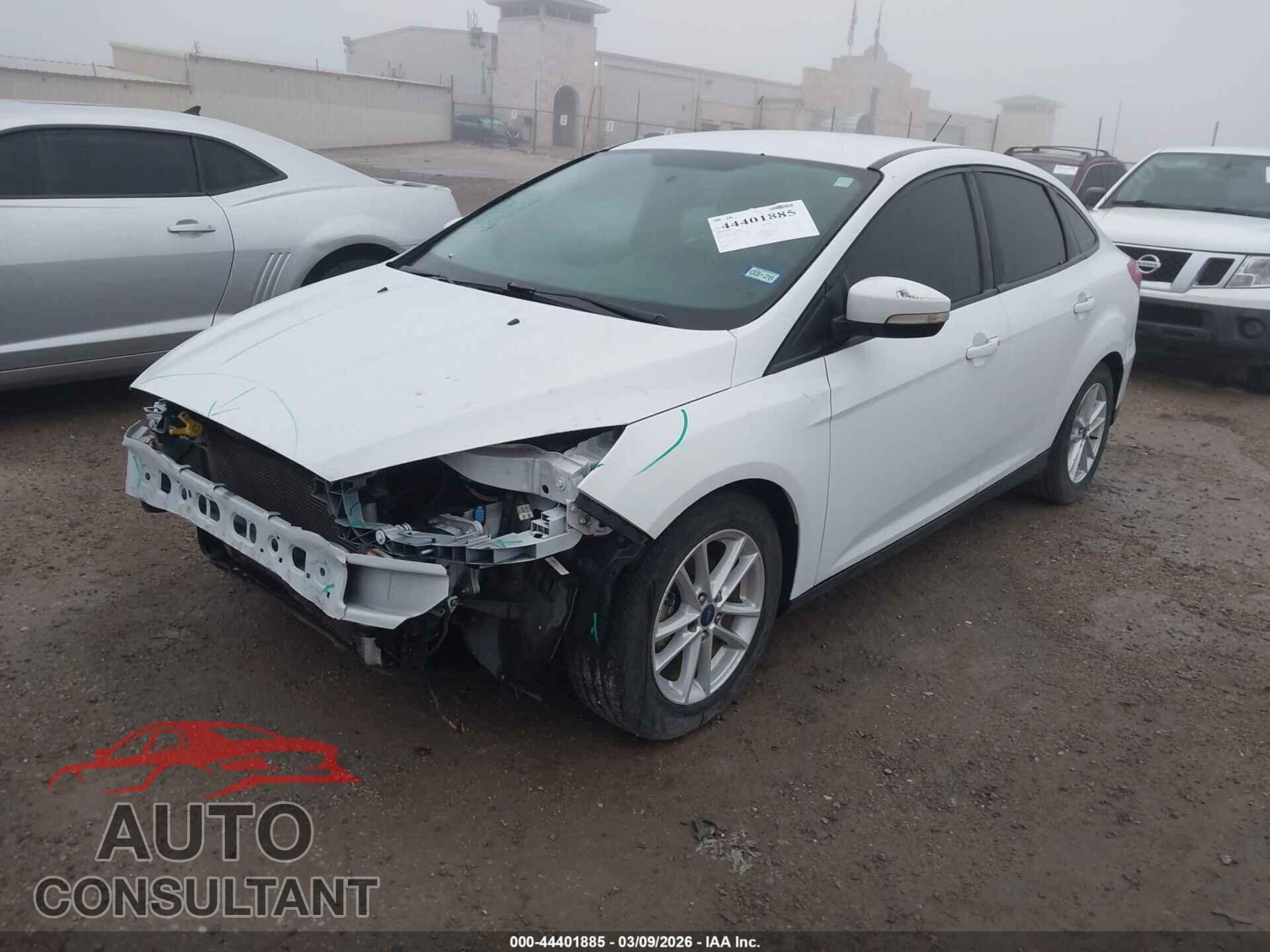 FORD FOCUS 2017 - 1FADP3F23HL276566