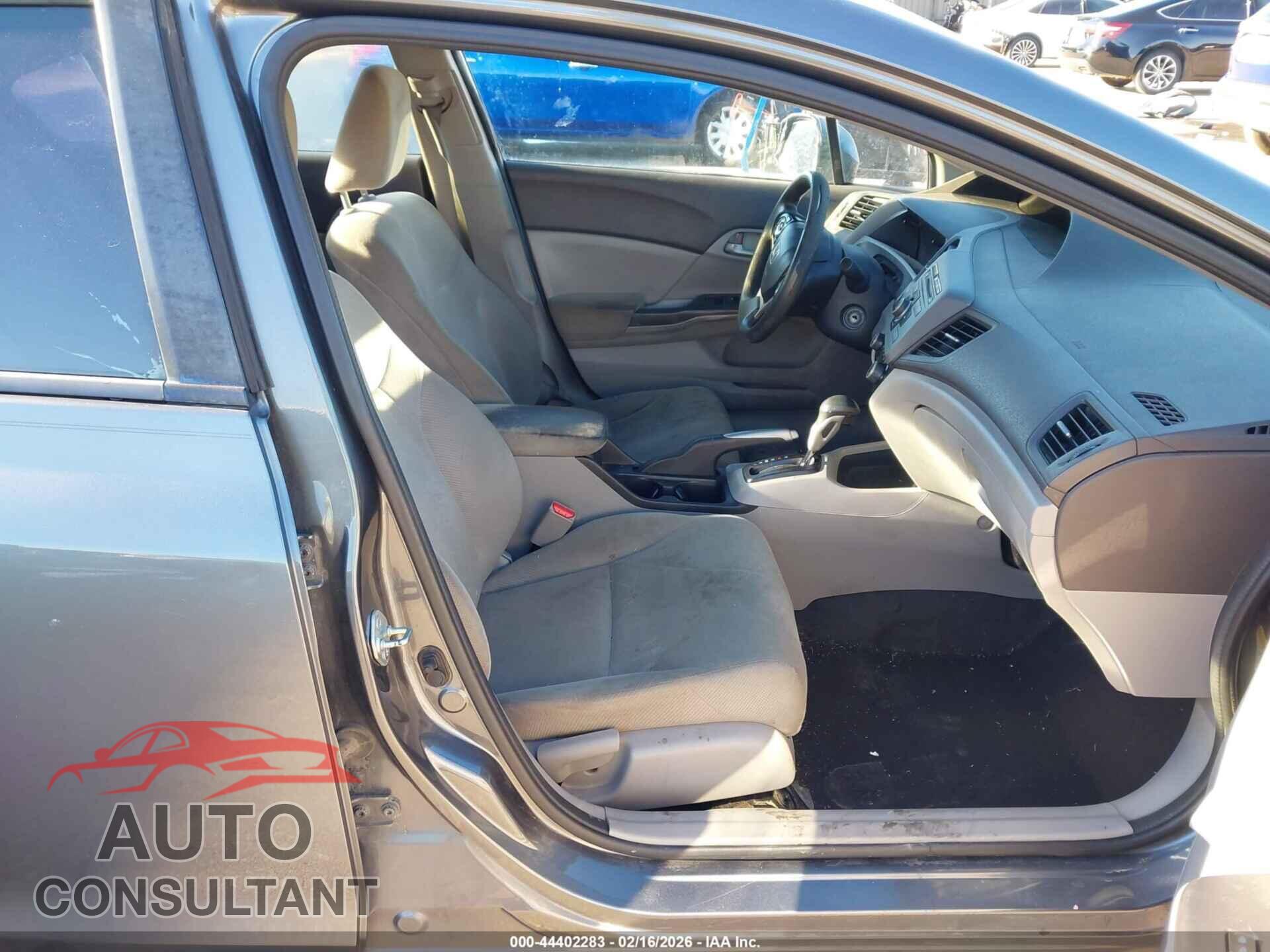 HONDA CIVIC 2012 - 19XFB2F57CE106380