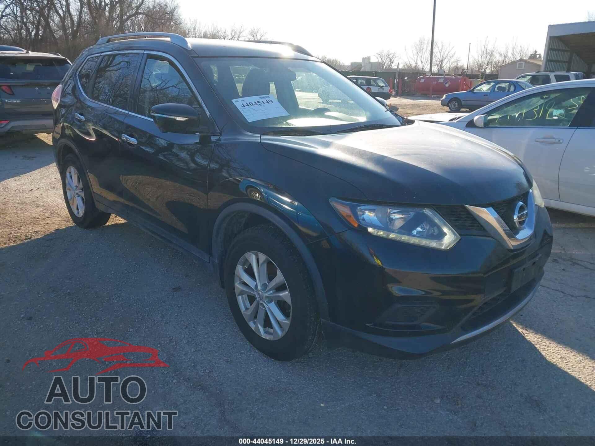 NISSAN ROGUE 2015 - KNMAT2MV8FP572446