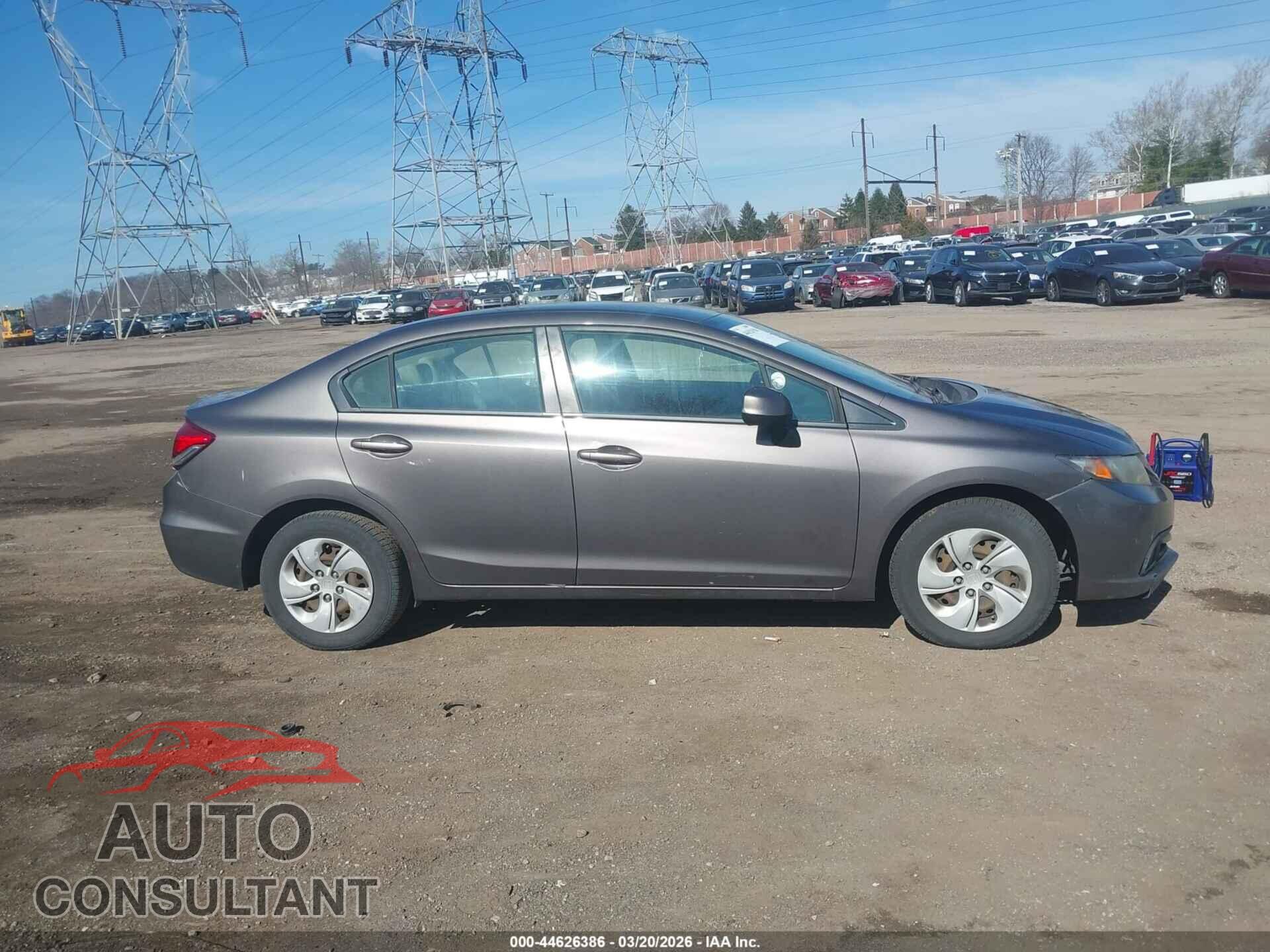 HONDA CIVIC 2013 - 19XFB2F53DE201410