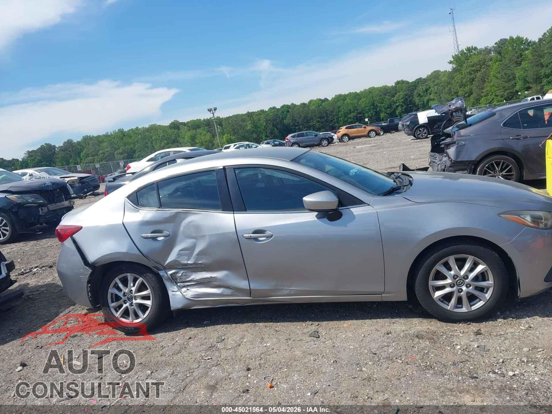 MAZDA MAZDA3 2014 - JM1BM1V74E1180657