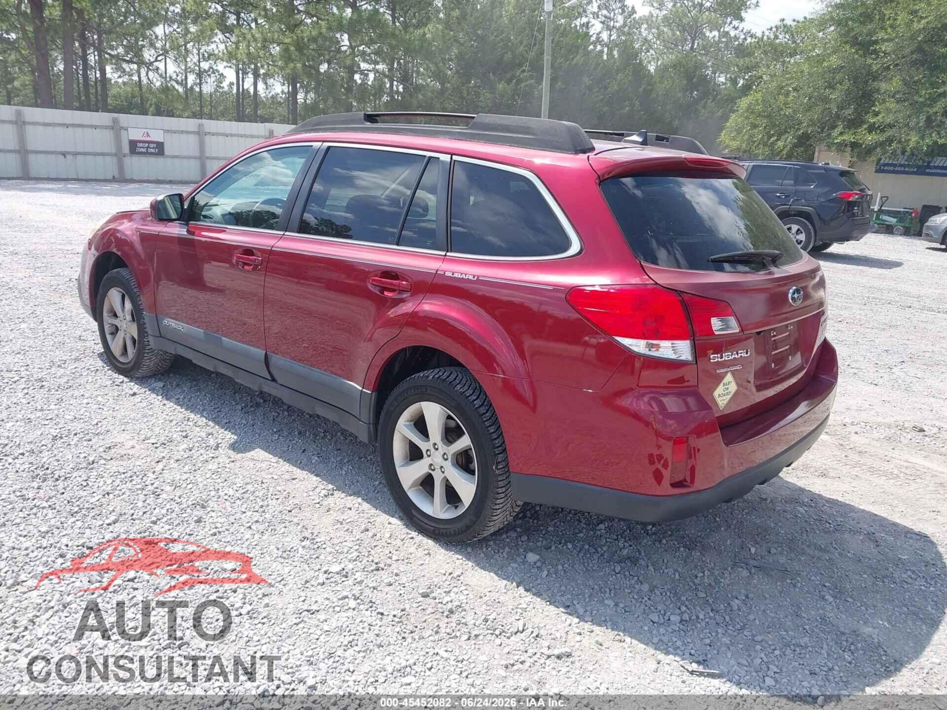 SUBARU OUTBACK 2014 - 4S4BRBLC4E3325655