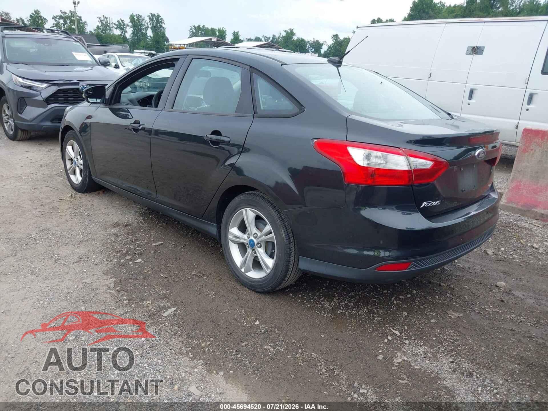 FORD FOCUS 2013 - 1FADP3F26DL141625