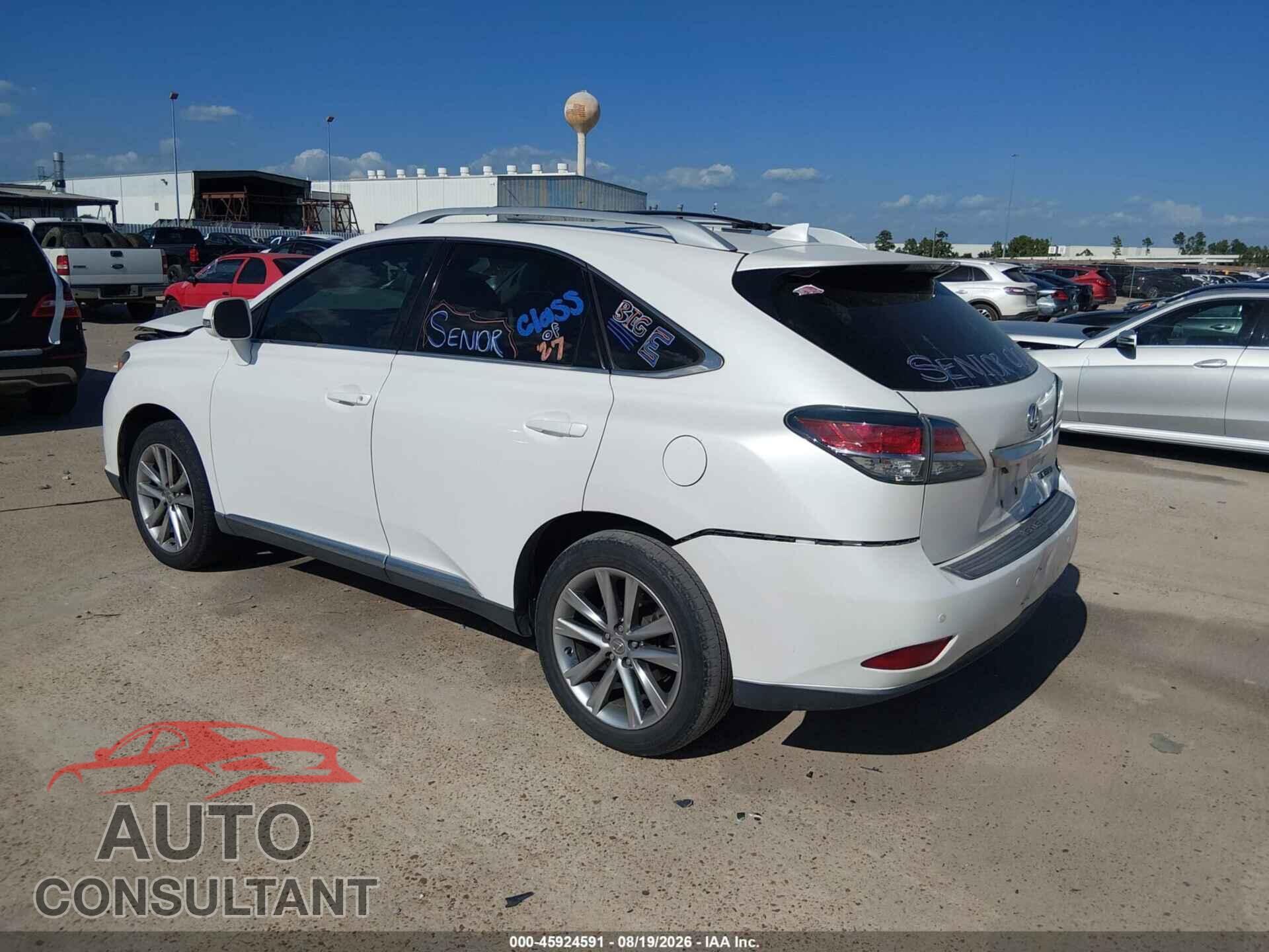 LEXUS RX 350 2015 - 2T2ZK1BA6FC186148