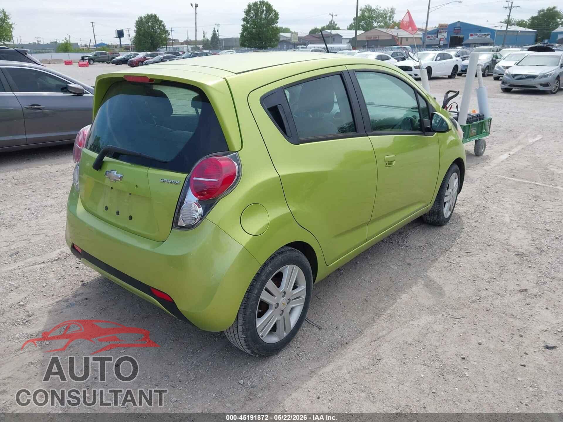 CHEVROLET SPARK 2014 - KL8CB6S99EC422143