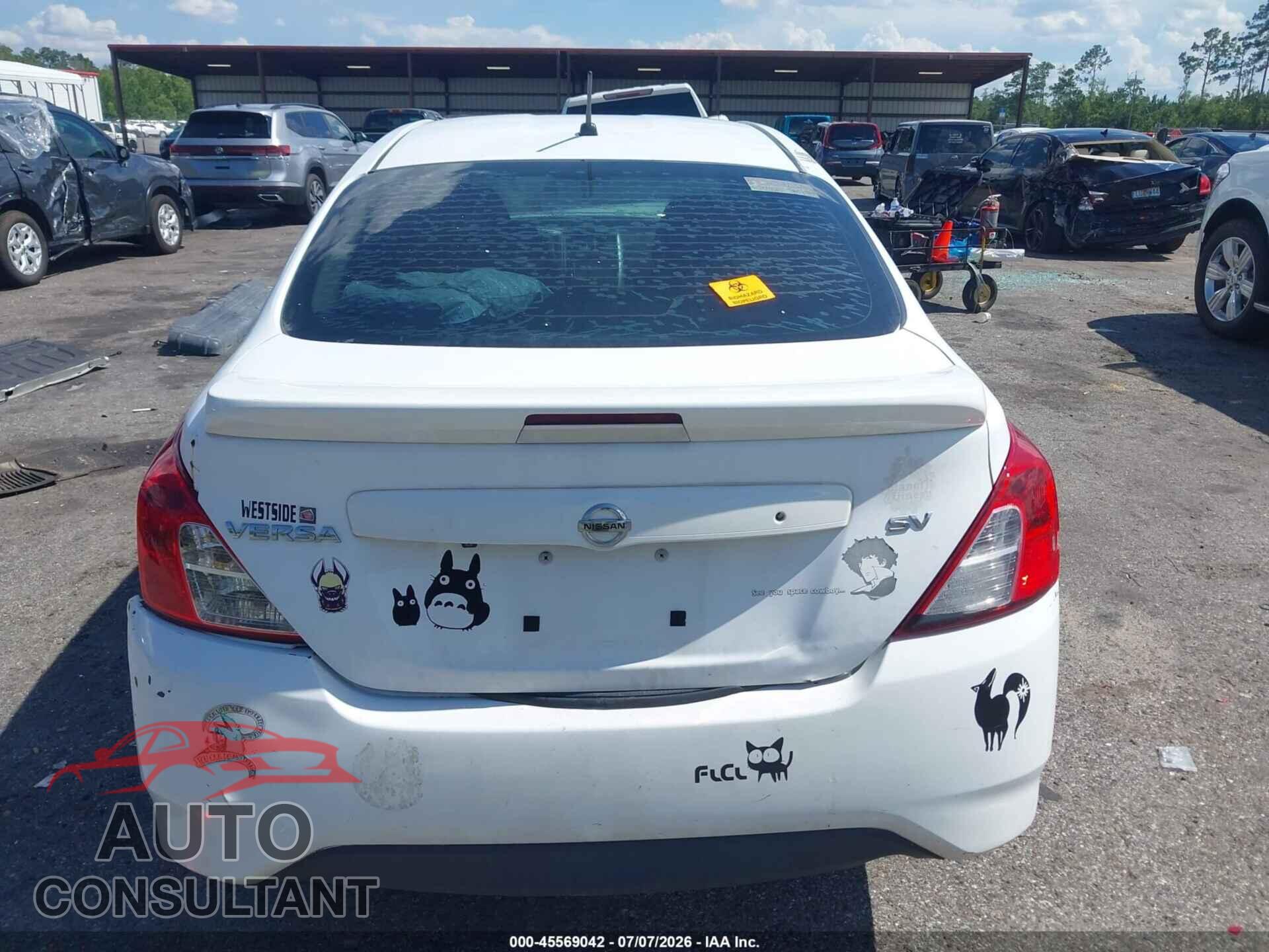 NISSAN VERSA 2019 - 3N1CN7AP3KL807026