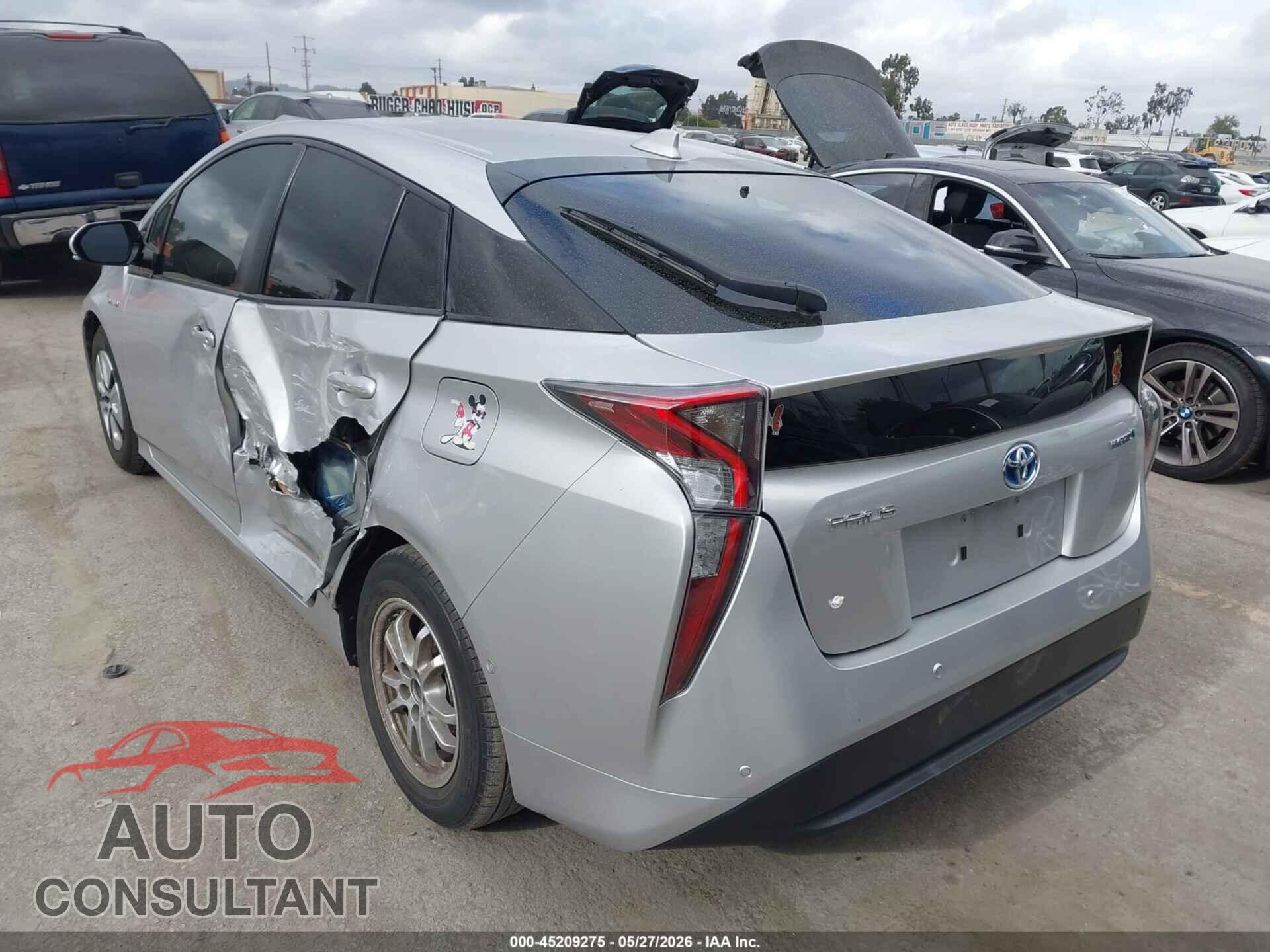 TOYOTA PRIUS 2017 - JTDKBRFU2H3045243