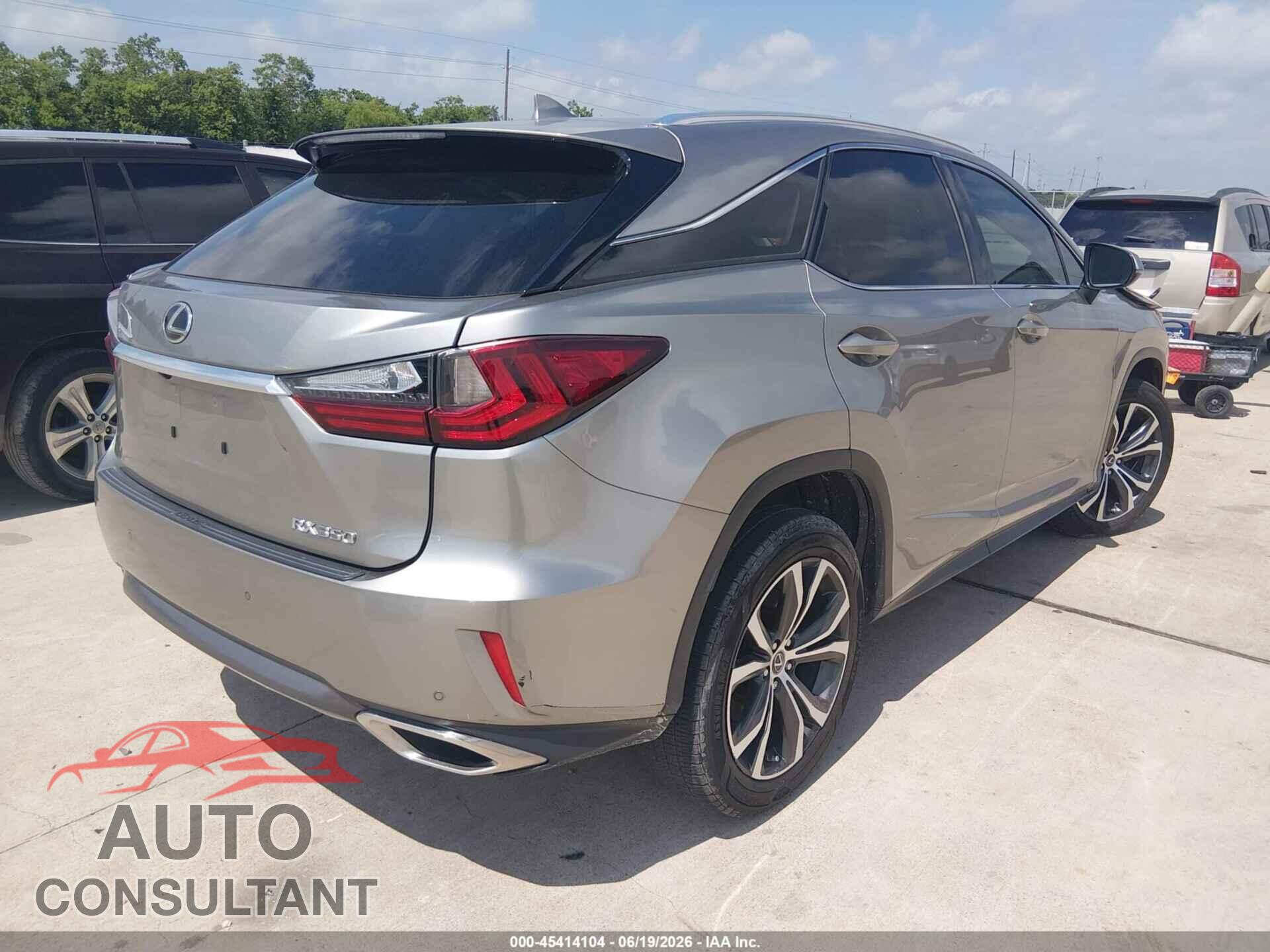 LEXUS RX 350 2019 - 2T2ZZMCA1KC121990