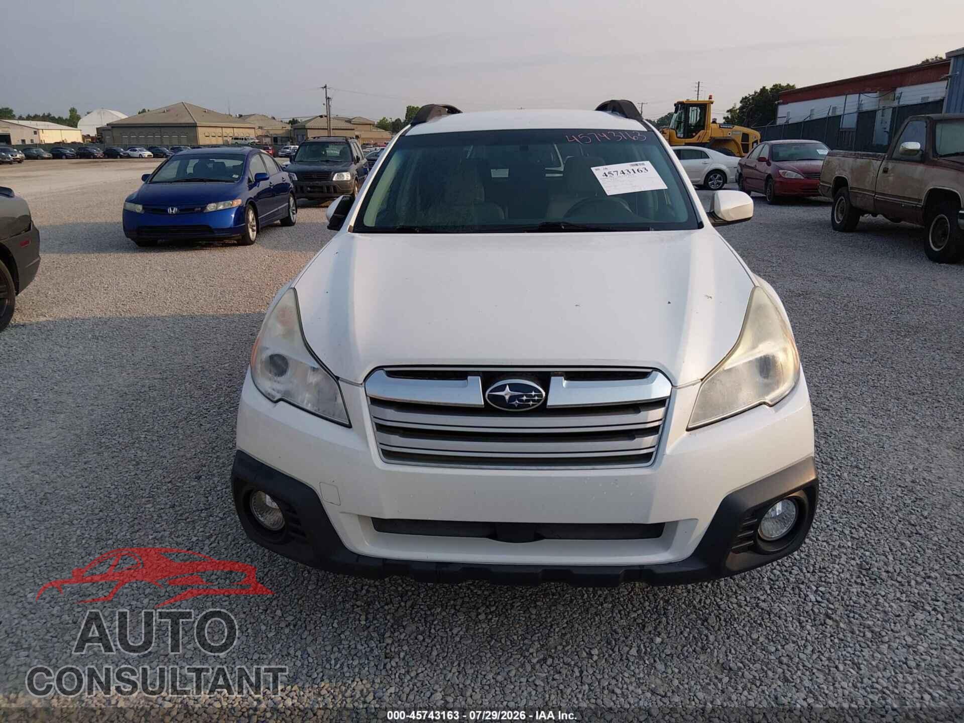 SUBARU OUTBACK 2013 - 4S4BRCCC3D3274105