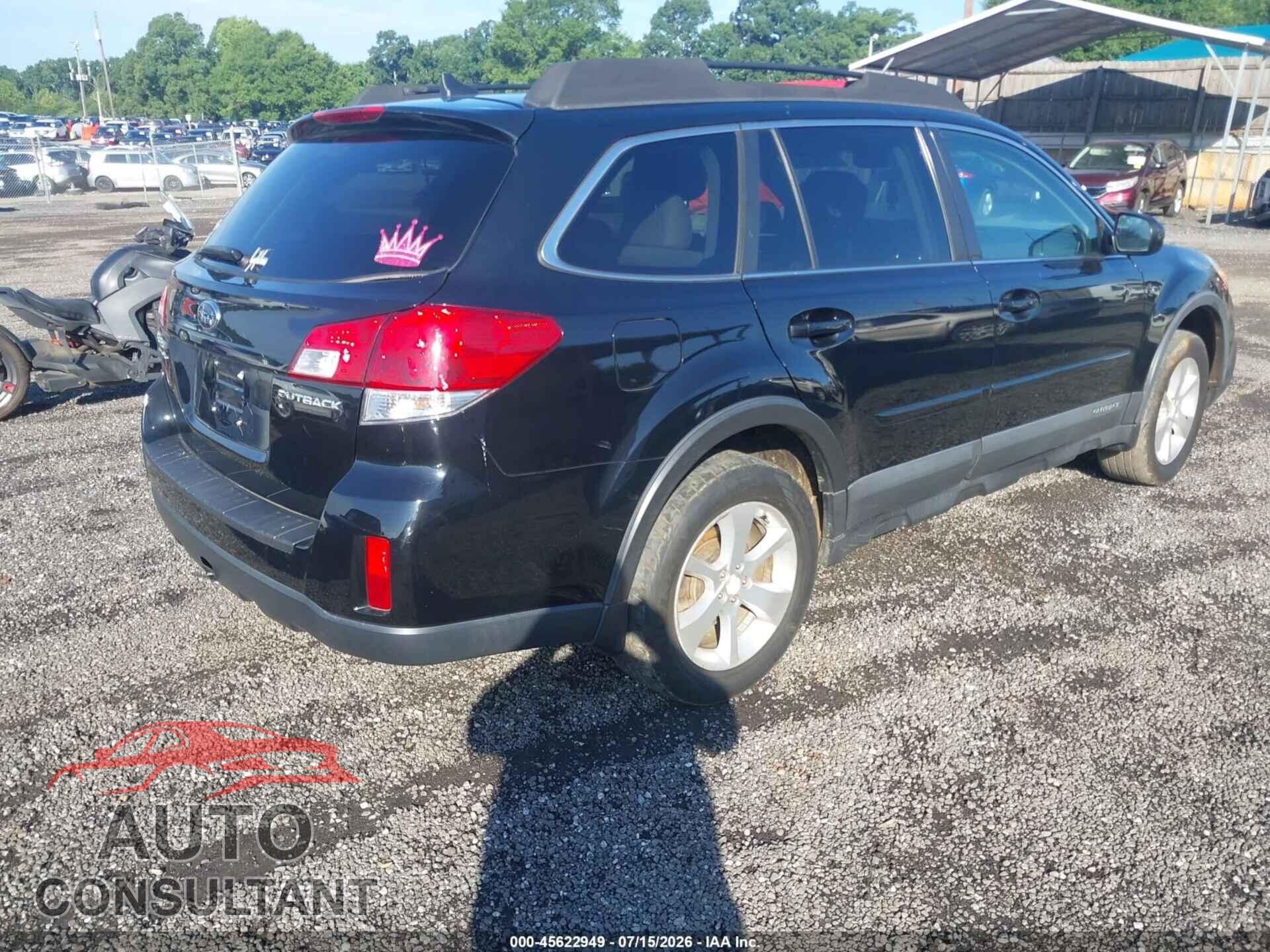 SUBARU OUTBACK 2014 - 4S4BRBCC7E3235531