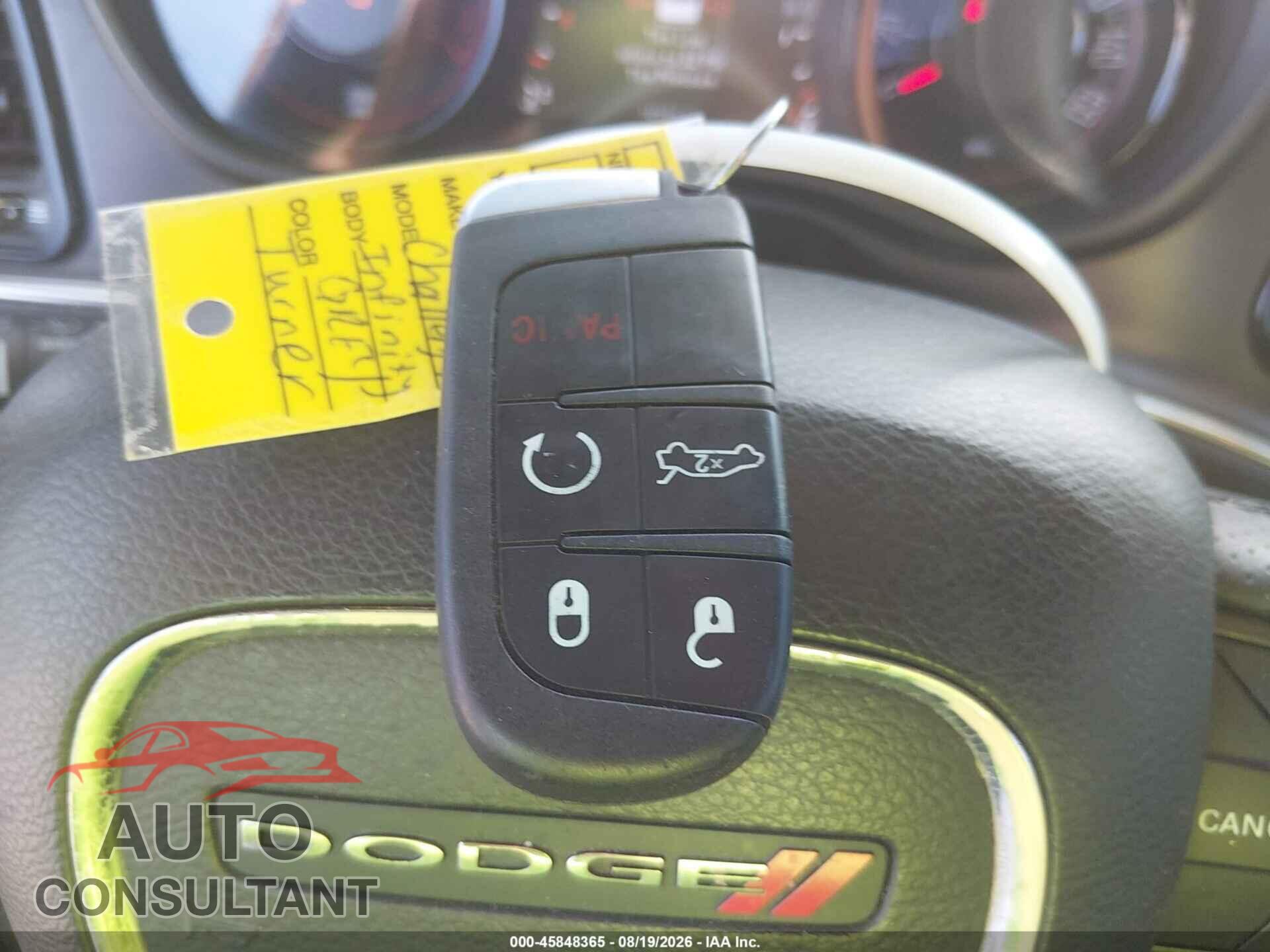 DODGE CHALLENGER 2016 - 2C3CDZAG8GH178105