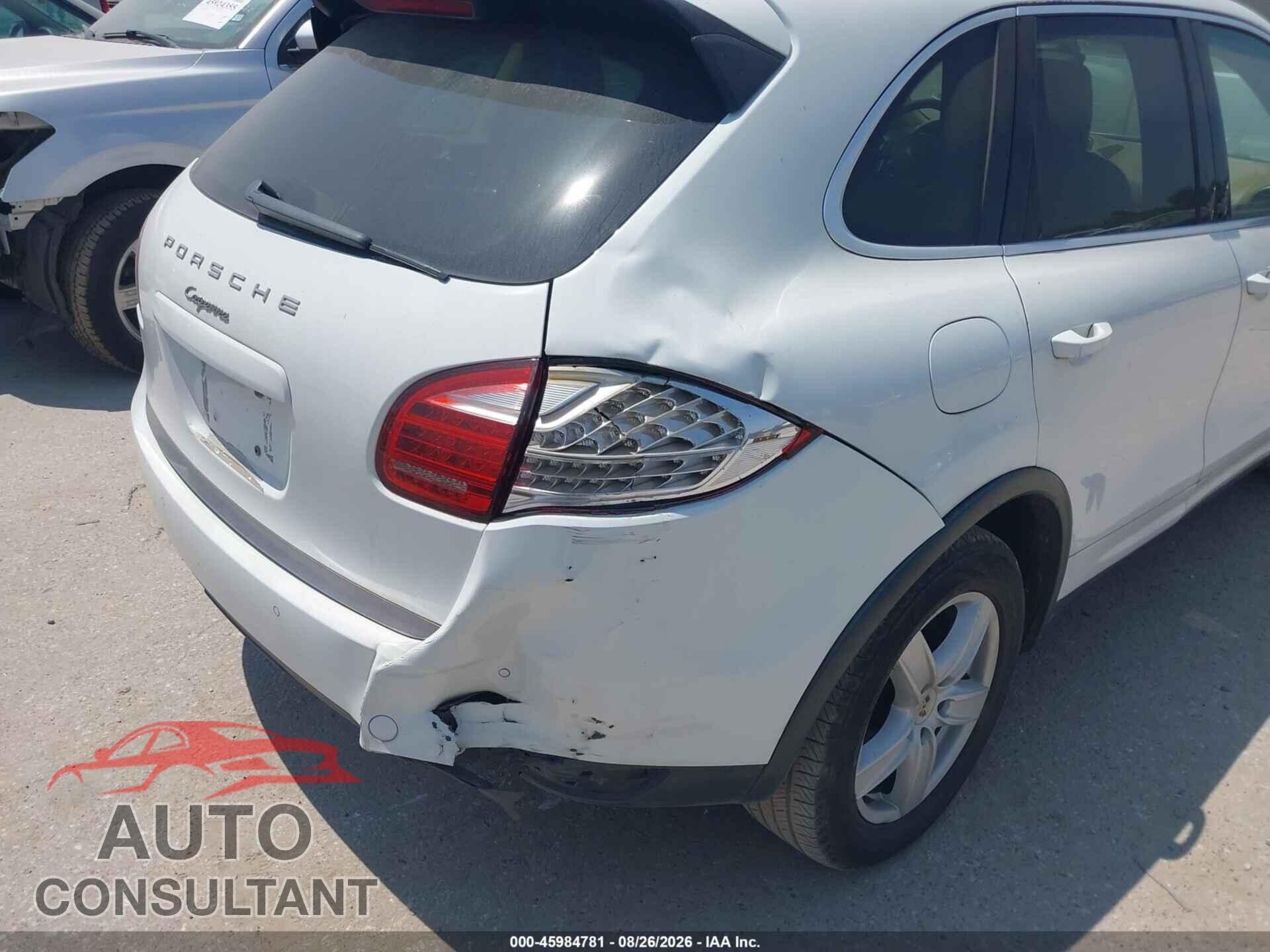 PORSCHE CAYENNE 2012 - WP1AA2A20CLA08095