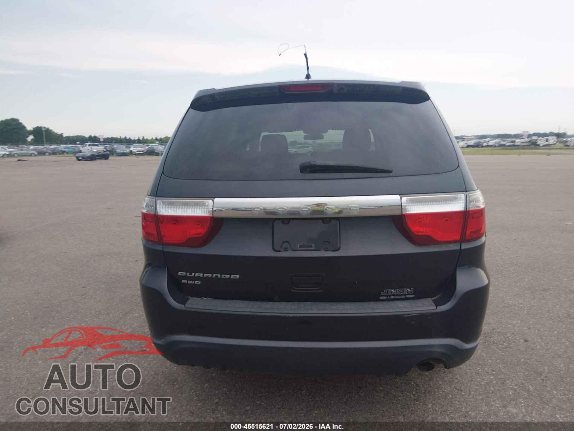 DODGE DURANGO 2013 - 1C4RDJAG5DC504903