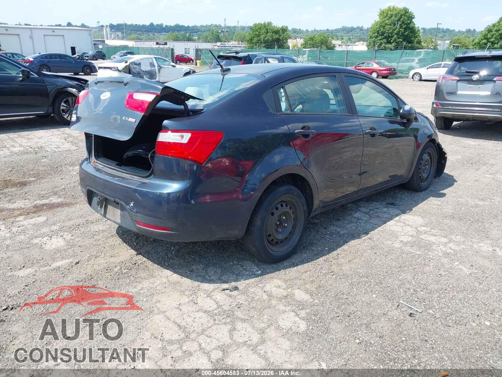 KIA RIO 2013 - KNADN4A32D6216287