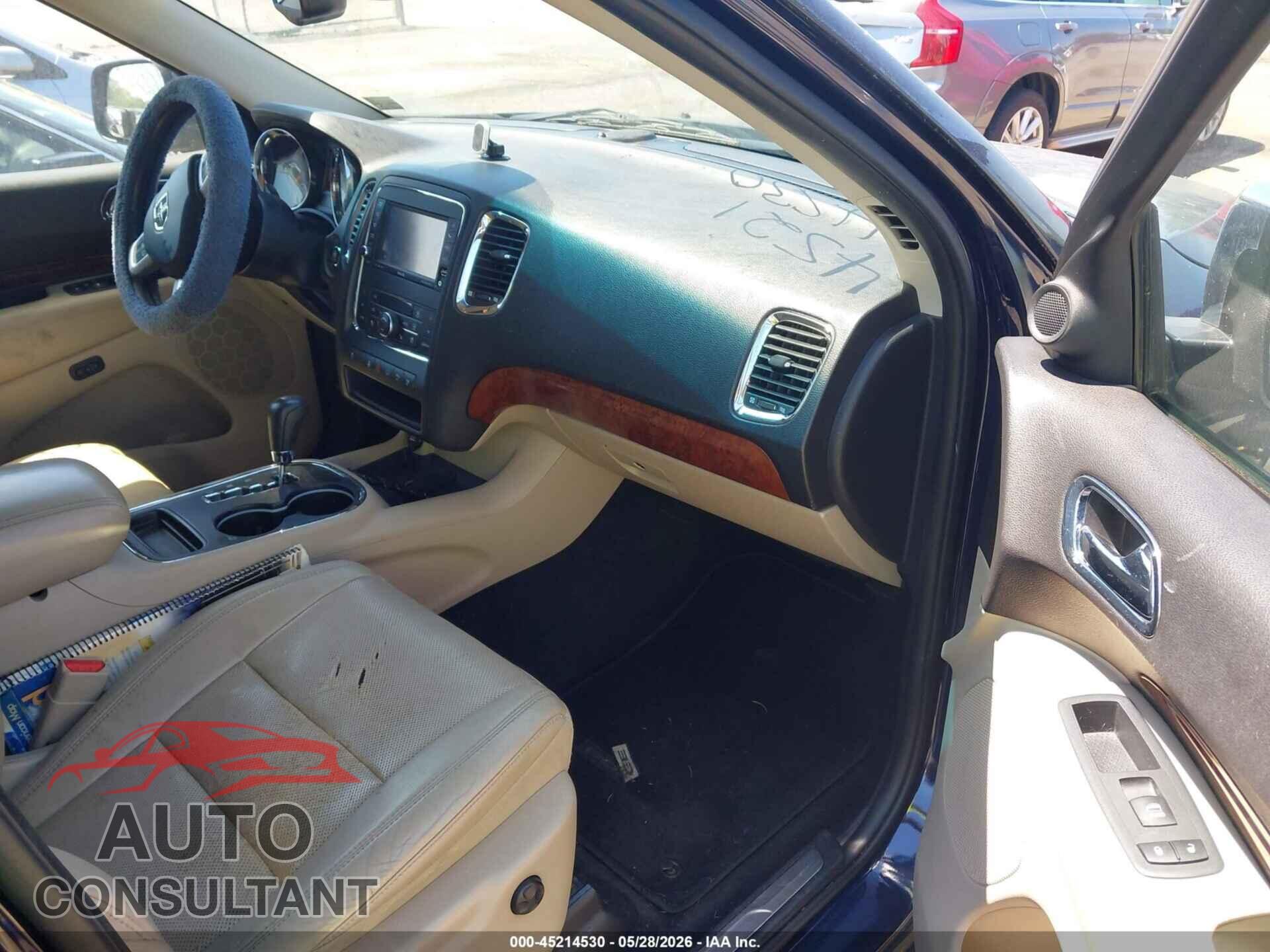 DODGE DURANGO 2013 - 1C4RDJEGXDC572172