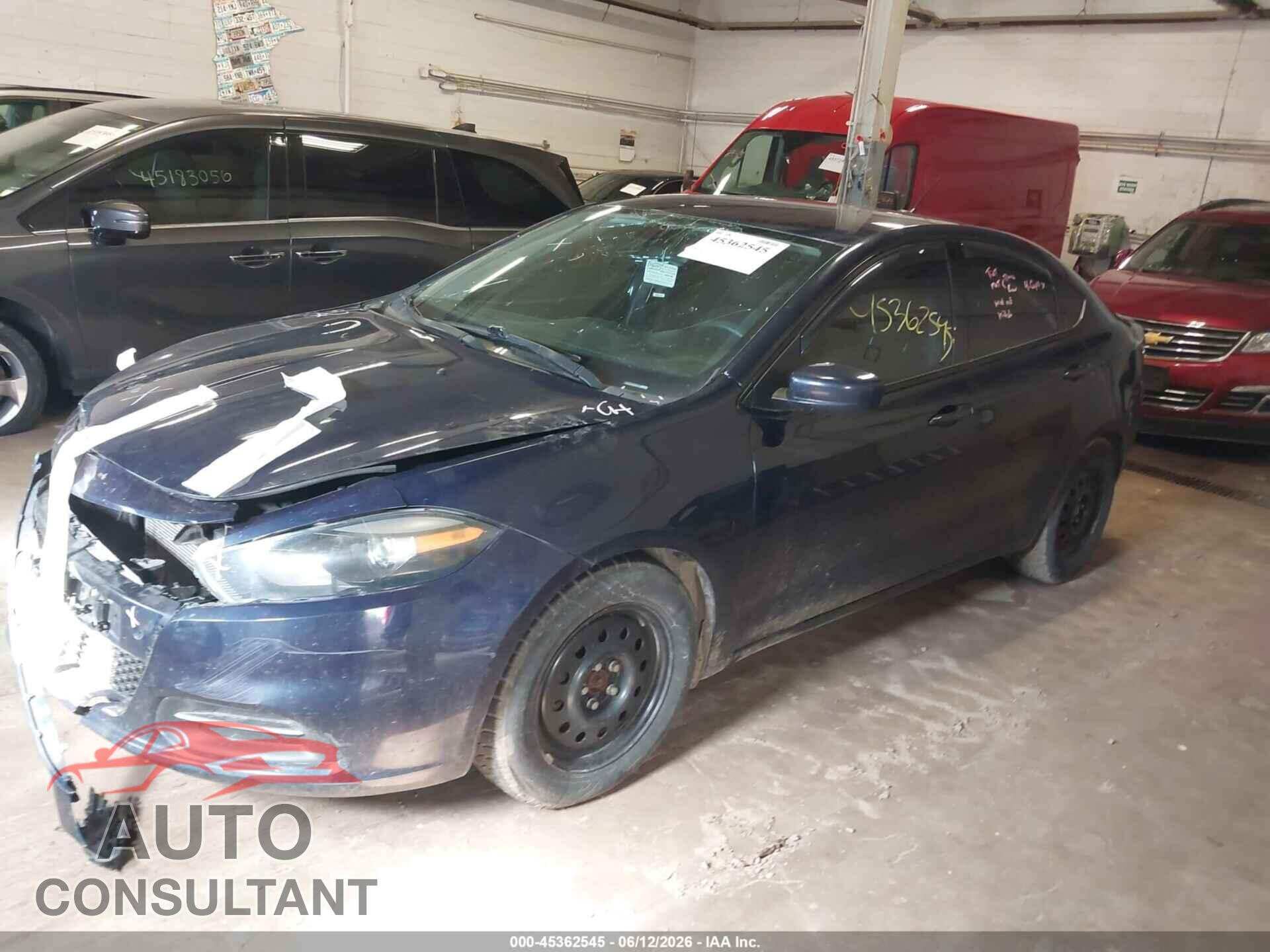 DODGE DART 2015 - 1C3CDFBBXFD336862