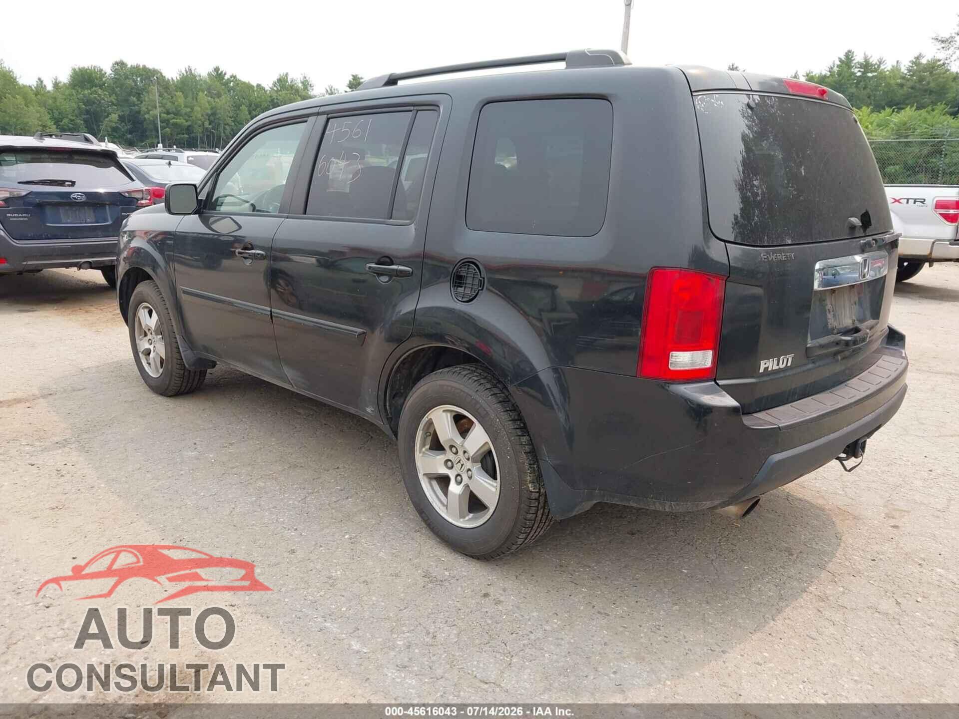 HONDA PILOT 2009 - 5FNYF38579B019680