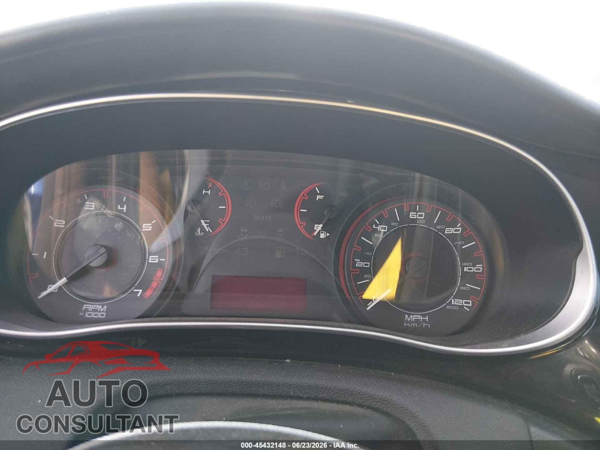DODGE DART 2013 - 1C3CDFBA1DD299527