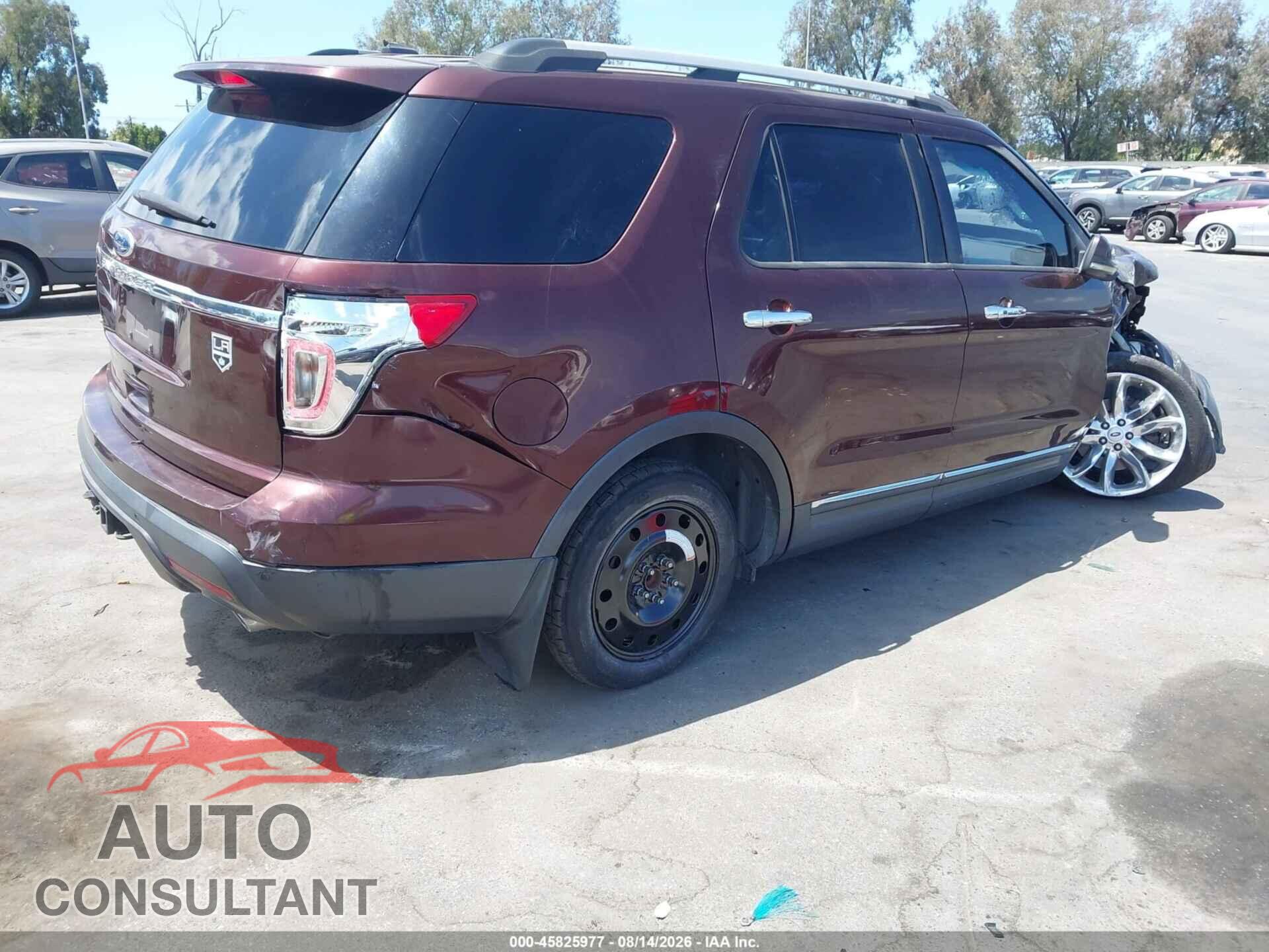 FORD EXPLORER 2012 - 1FMHK7F86CGA48287
