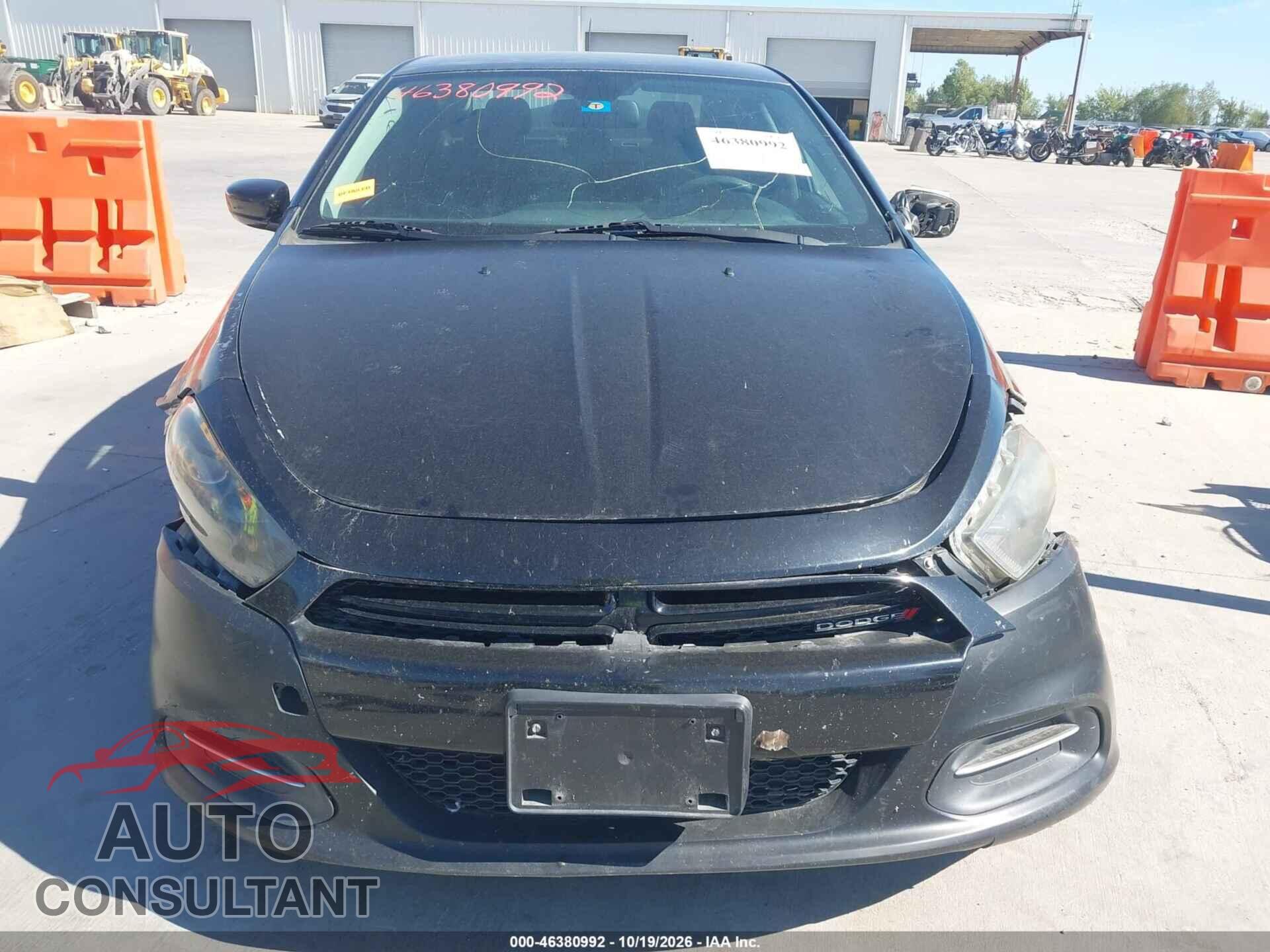 DODGE DART 2016 - 1C3CDFAA5GD578470
