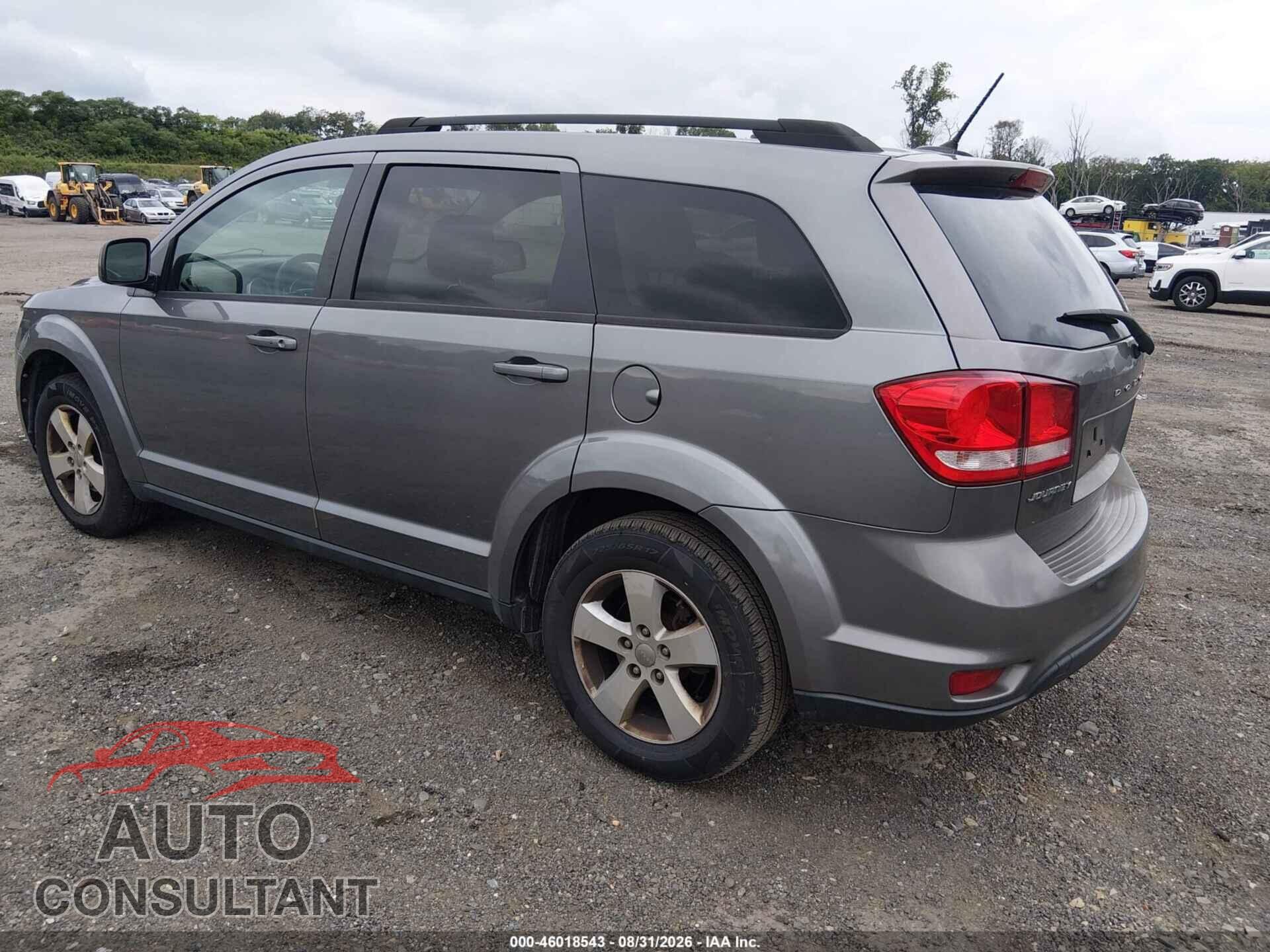 DODGE JOURNEY 2012 - 3C4PDCBG3CT180547