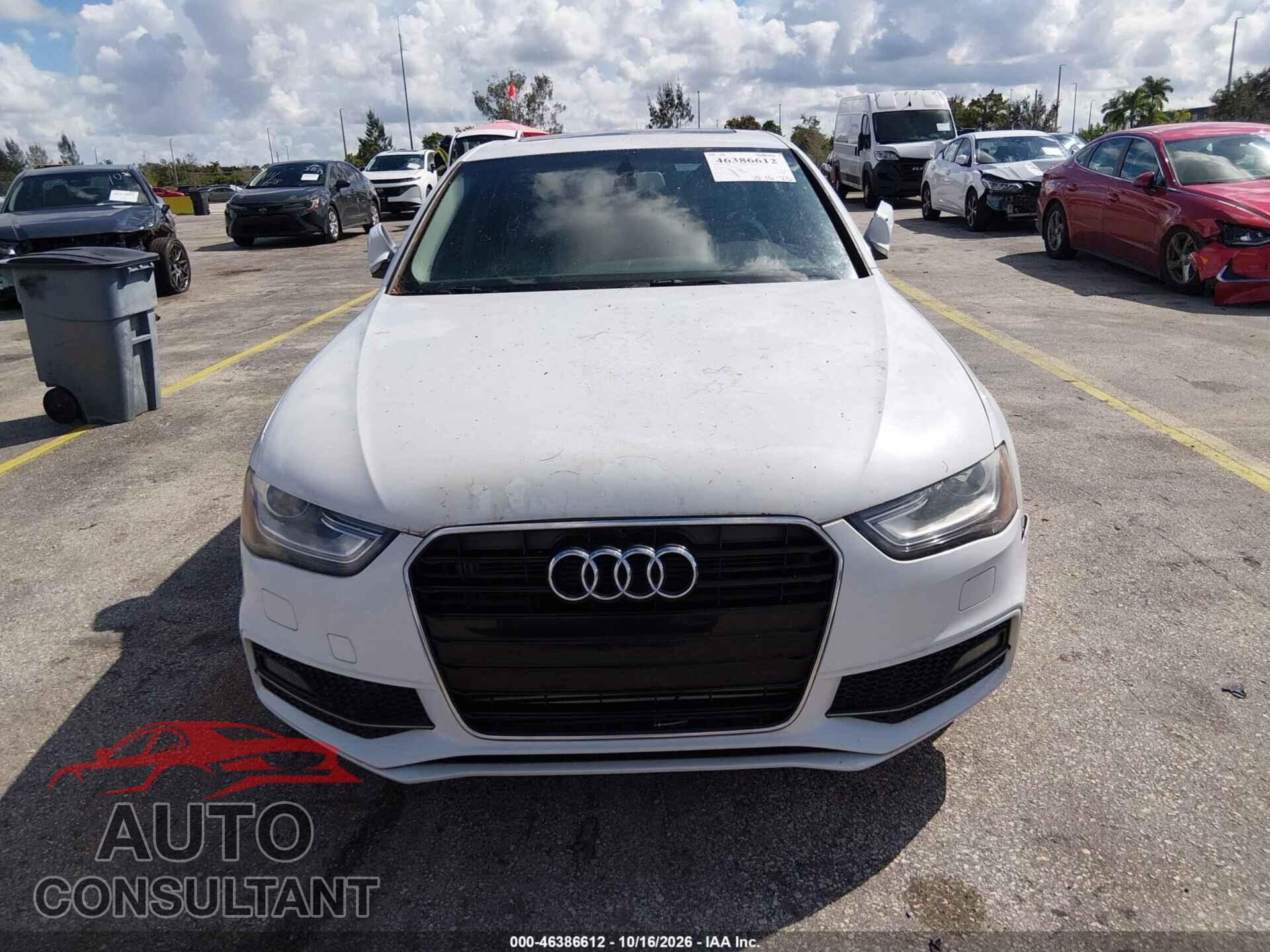AUDI A4 2015 - WAUBFAFL7FN006448