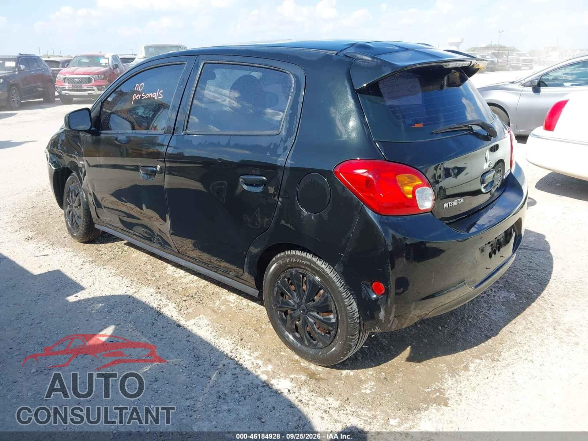 MITSUBISHI MIRAGE 2014 - ML32A3HJ3EH012143