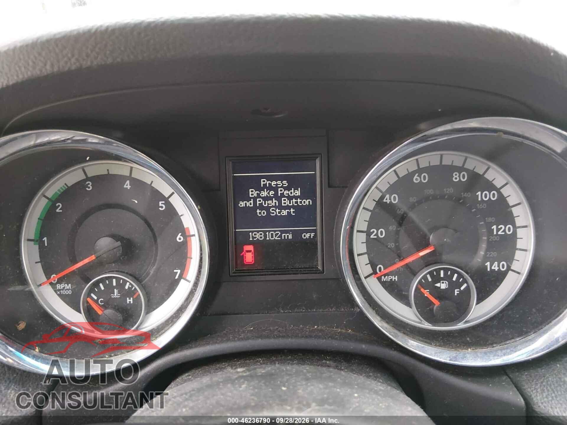DODGE DURANGO 2011 - 1D4SE4GT5BC649007
