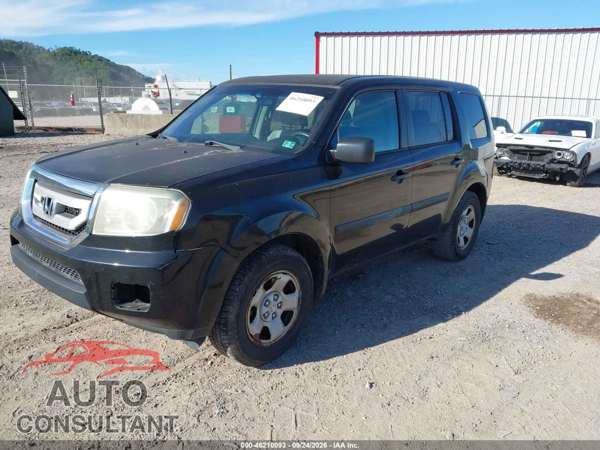 HONDA PILOT 2011 - 5FNYF4H26BB061419