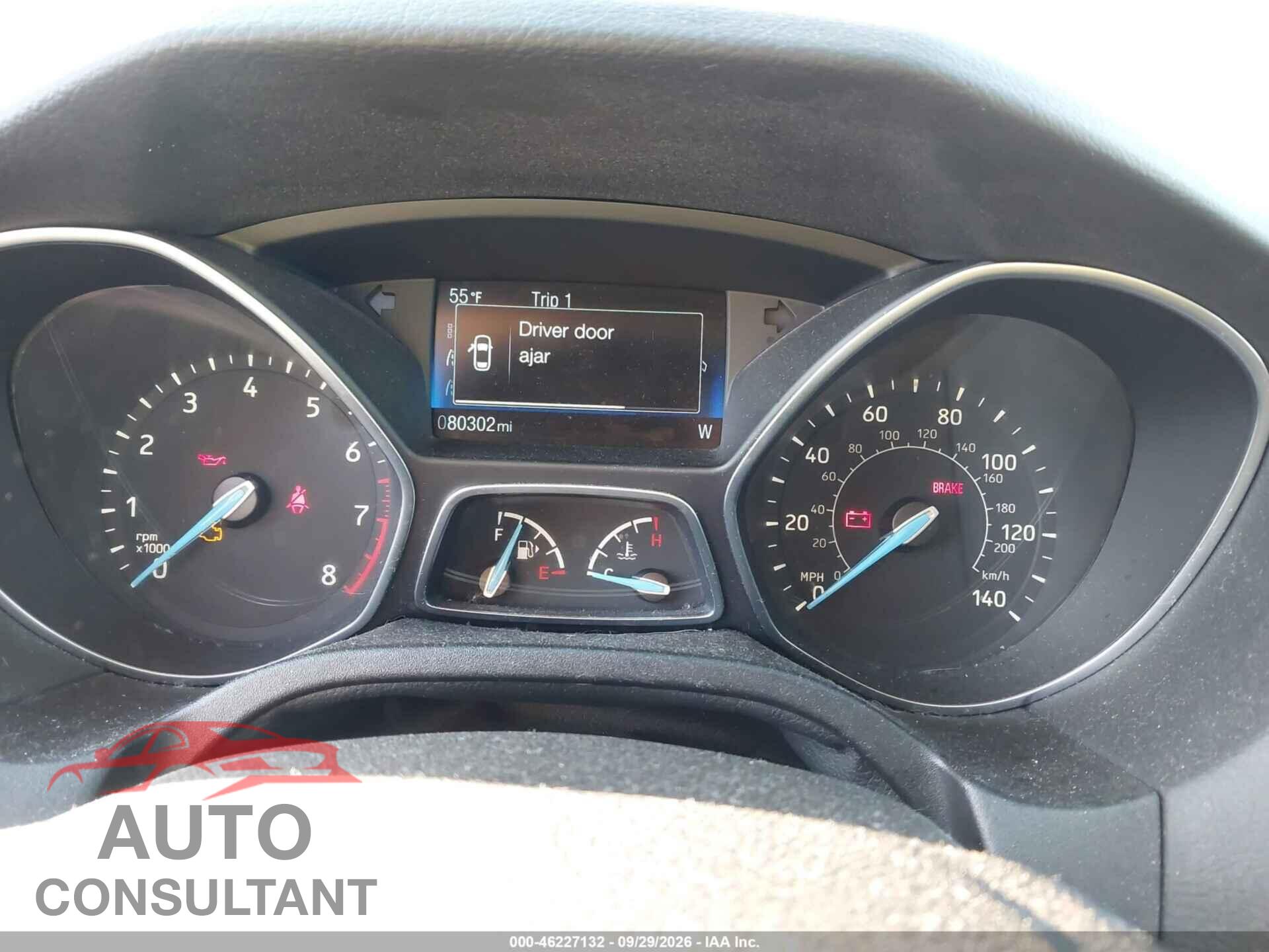 FORD FOCUS 2015 - 1FADP3KE9FL254231