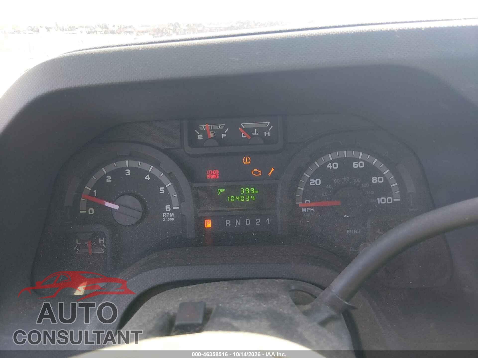 FORD E-150 2011 - 1FTNE1EW1BDA21638