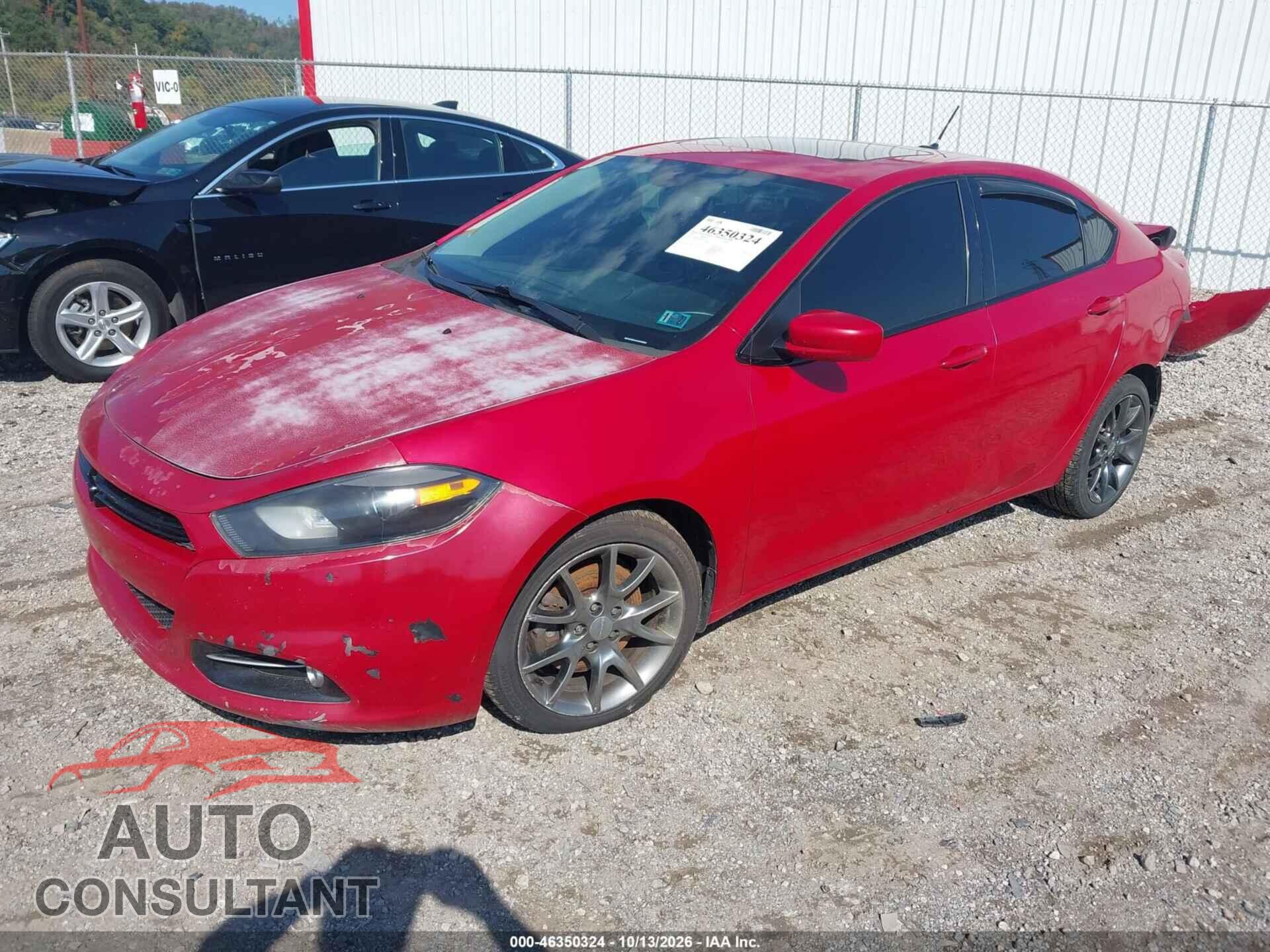 DODGE DART 2013 - 1C3CDFBA0DD331139
