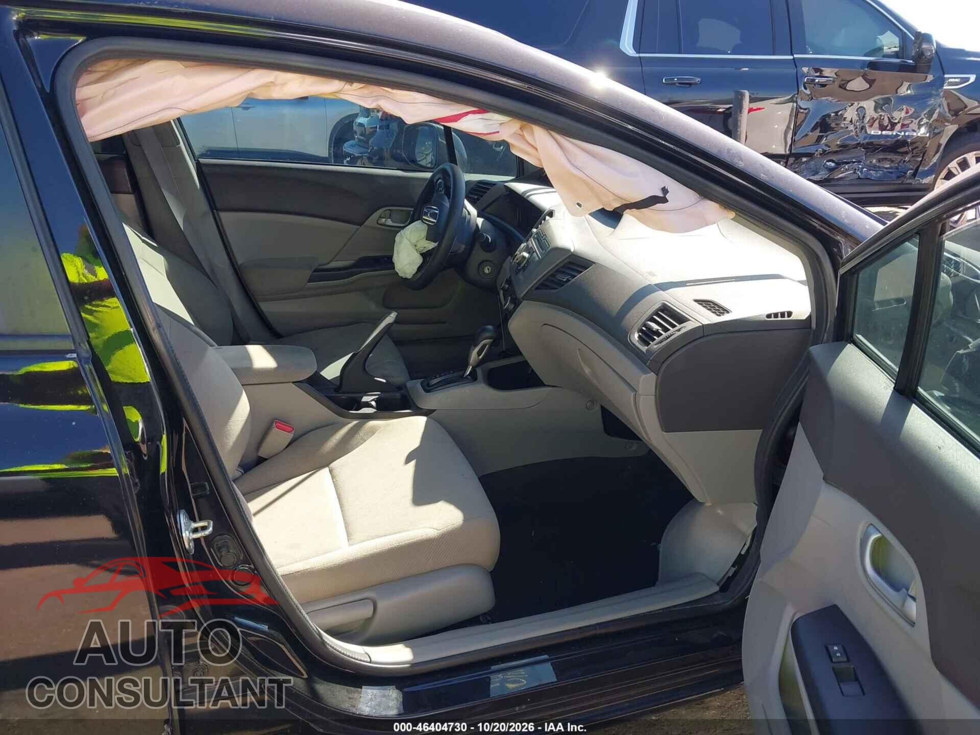 HONDA CIVIC 2012 - 19XFB2F57CE377794