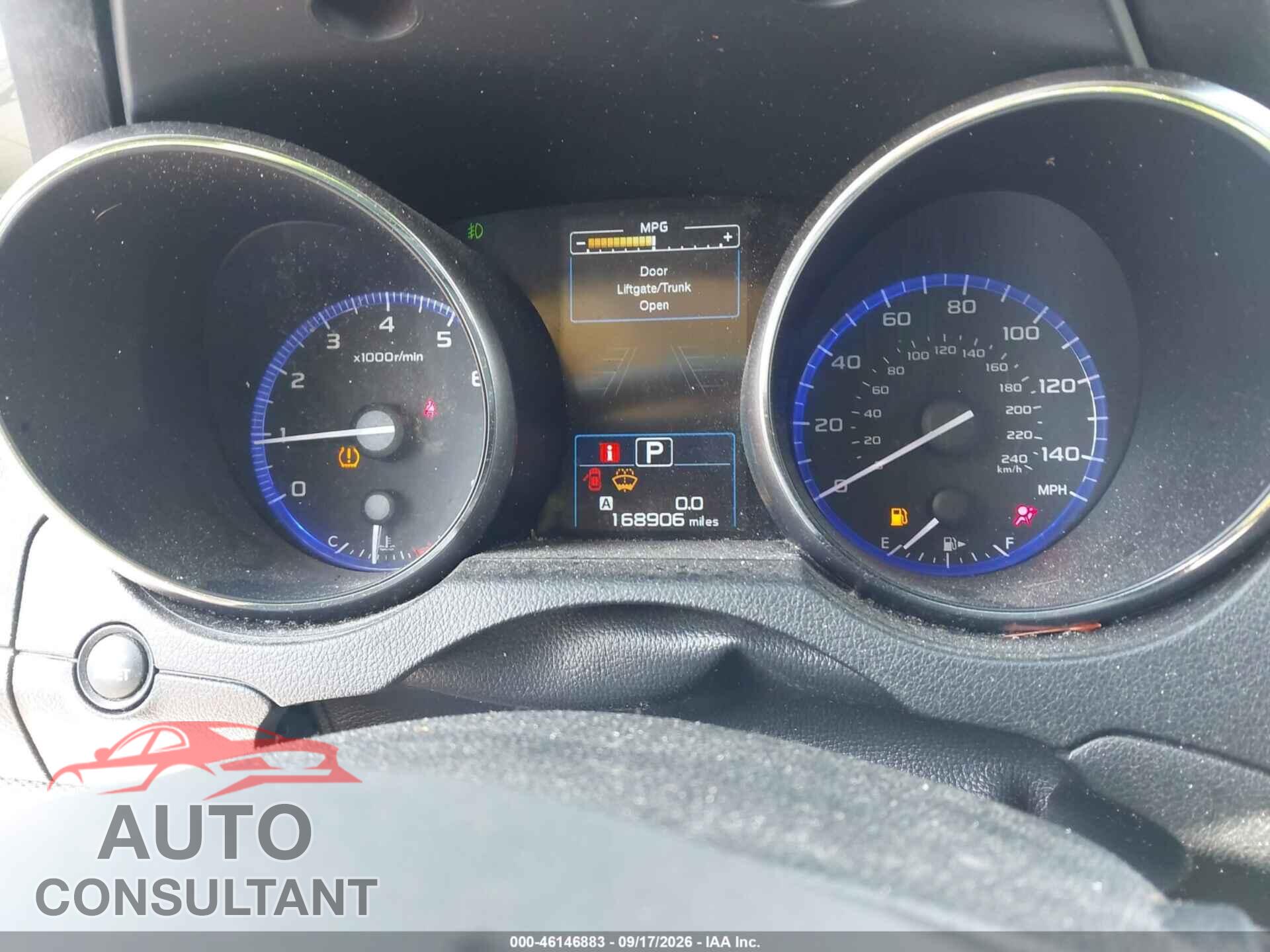 SUBARU OUTBACK 2015 - 4S4BSBFC5F3339999