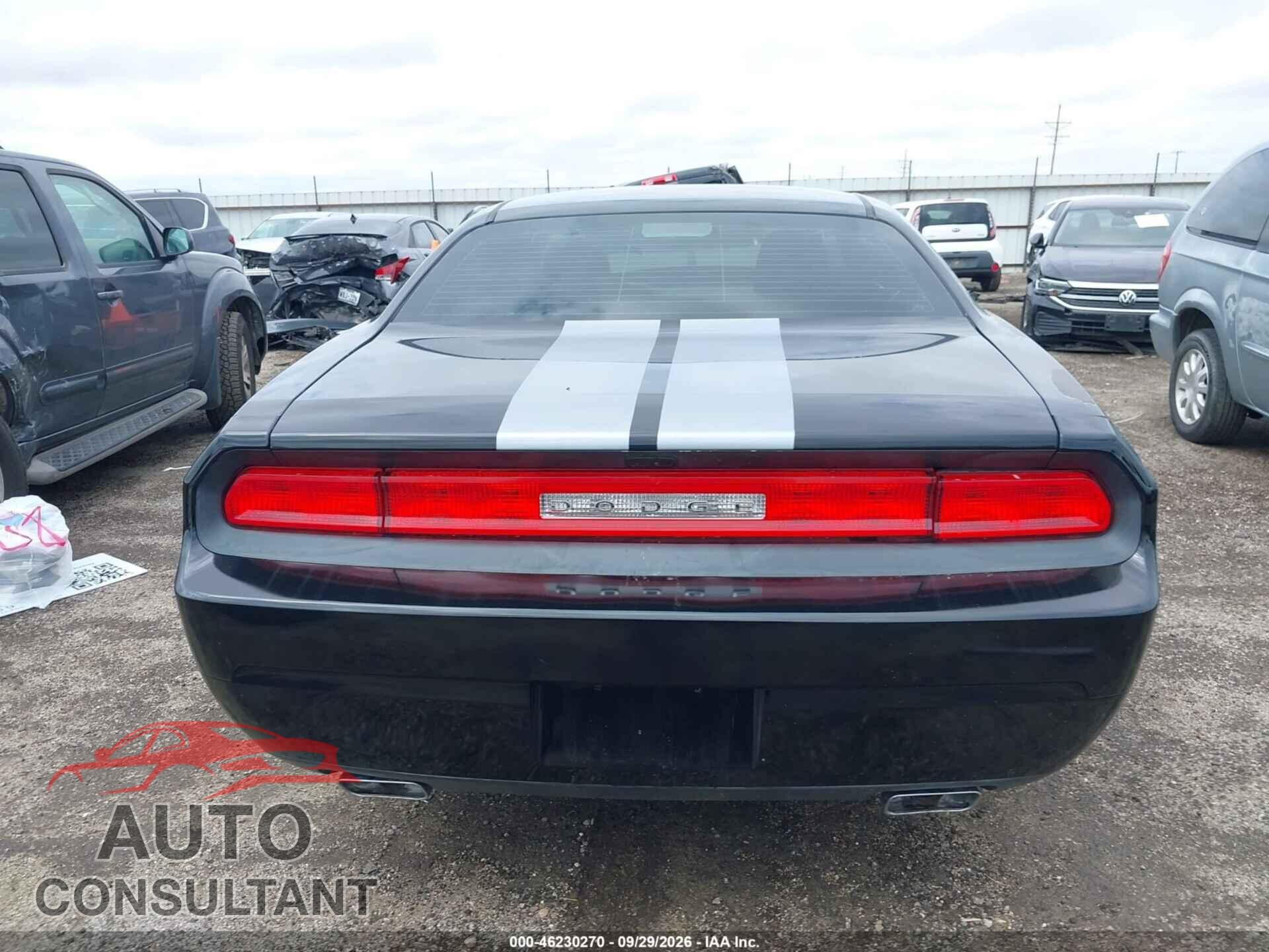 DODGE CHALLENGER 2012 - 2C3CDYAGXCH128360