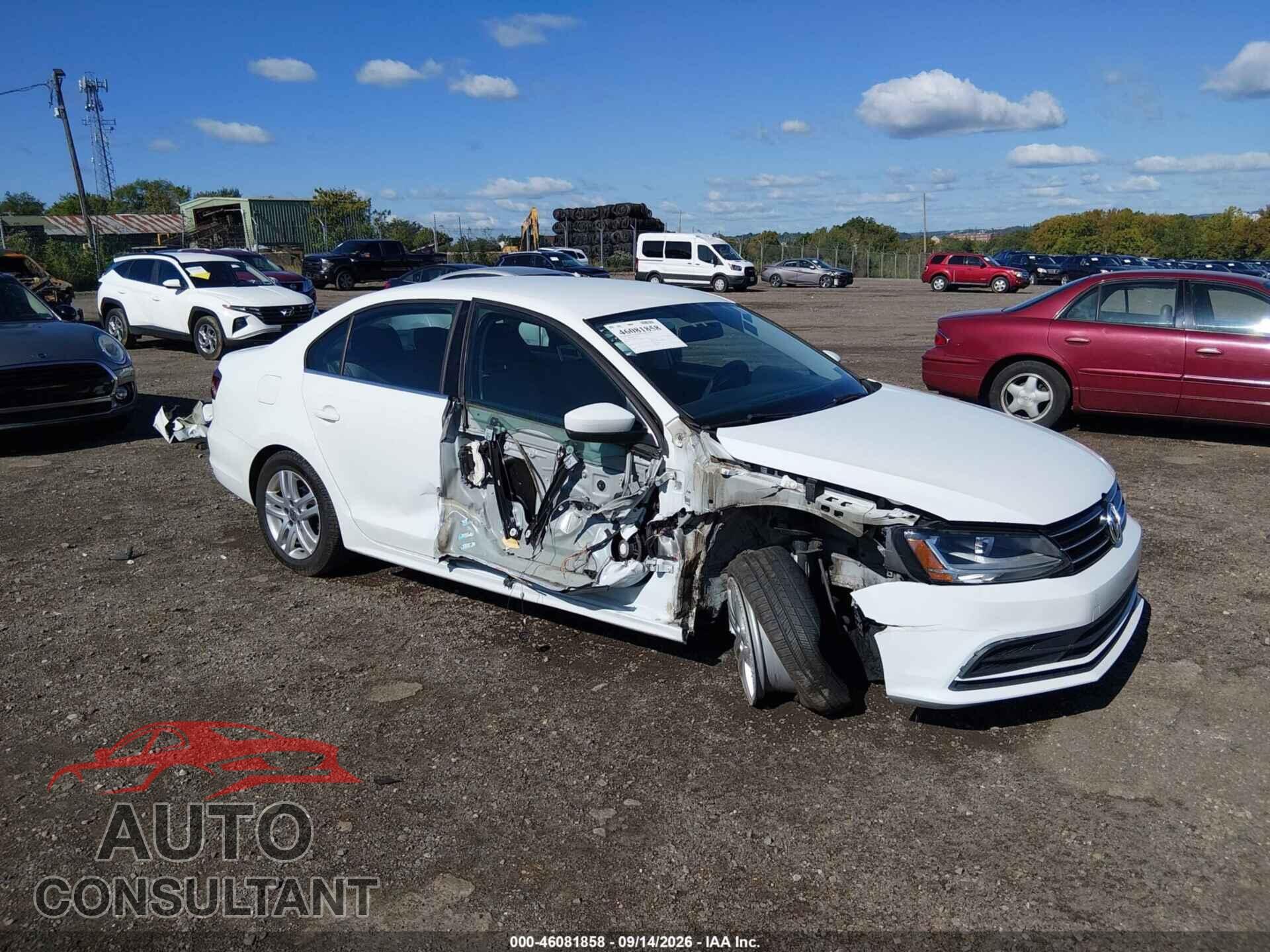 VOLKSWAGEN JETTA 2017 - 3VW2B7AJ9HM224215