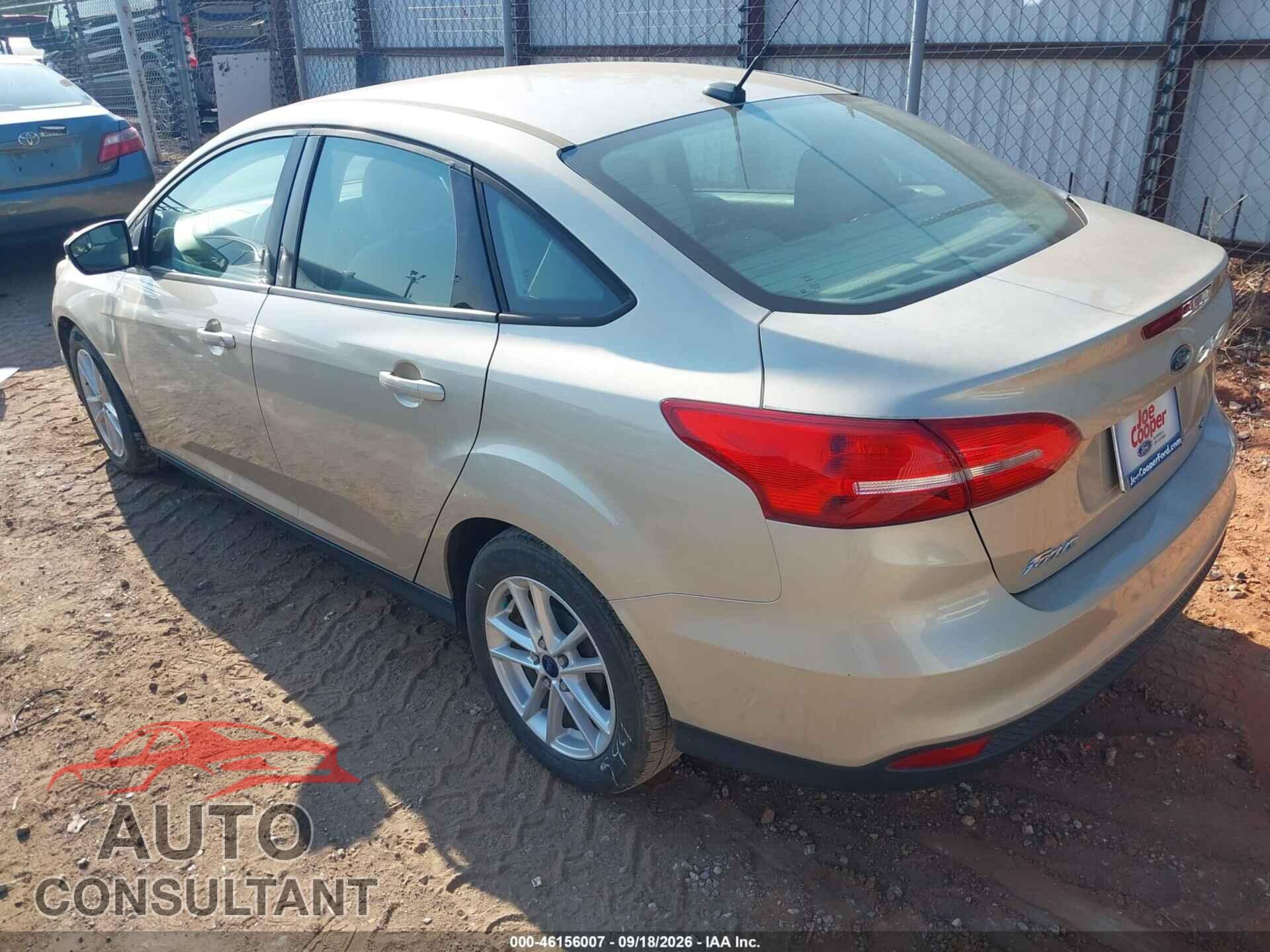 FORD FOCUS 2017 - 1FADP3F2XHL342269