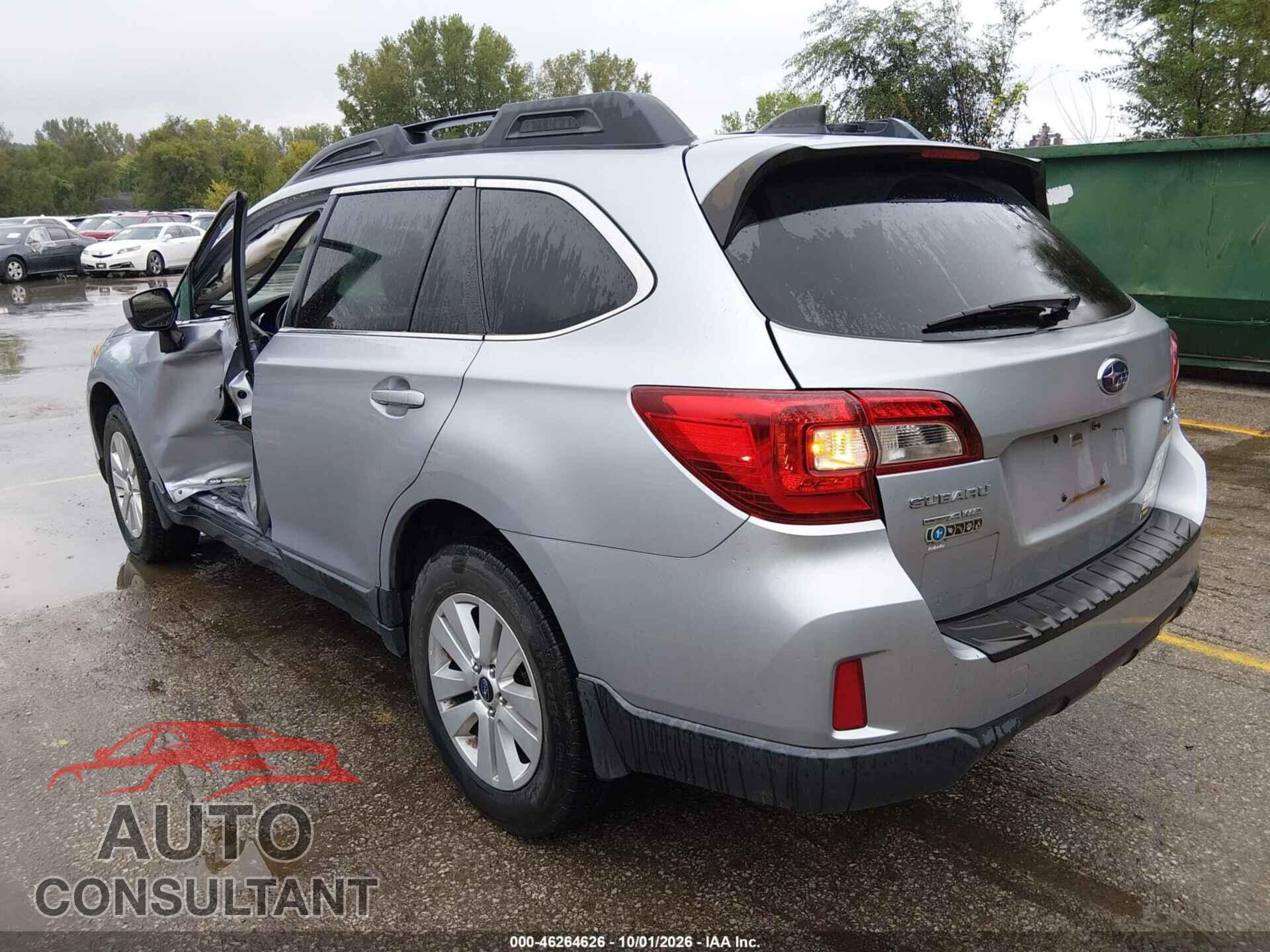 SUBARU OUTBACK 2017 - 4S4BSACC0H3222316
